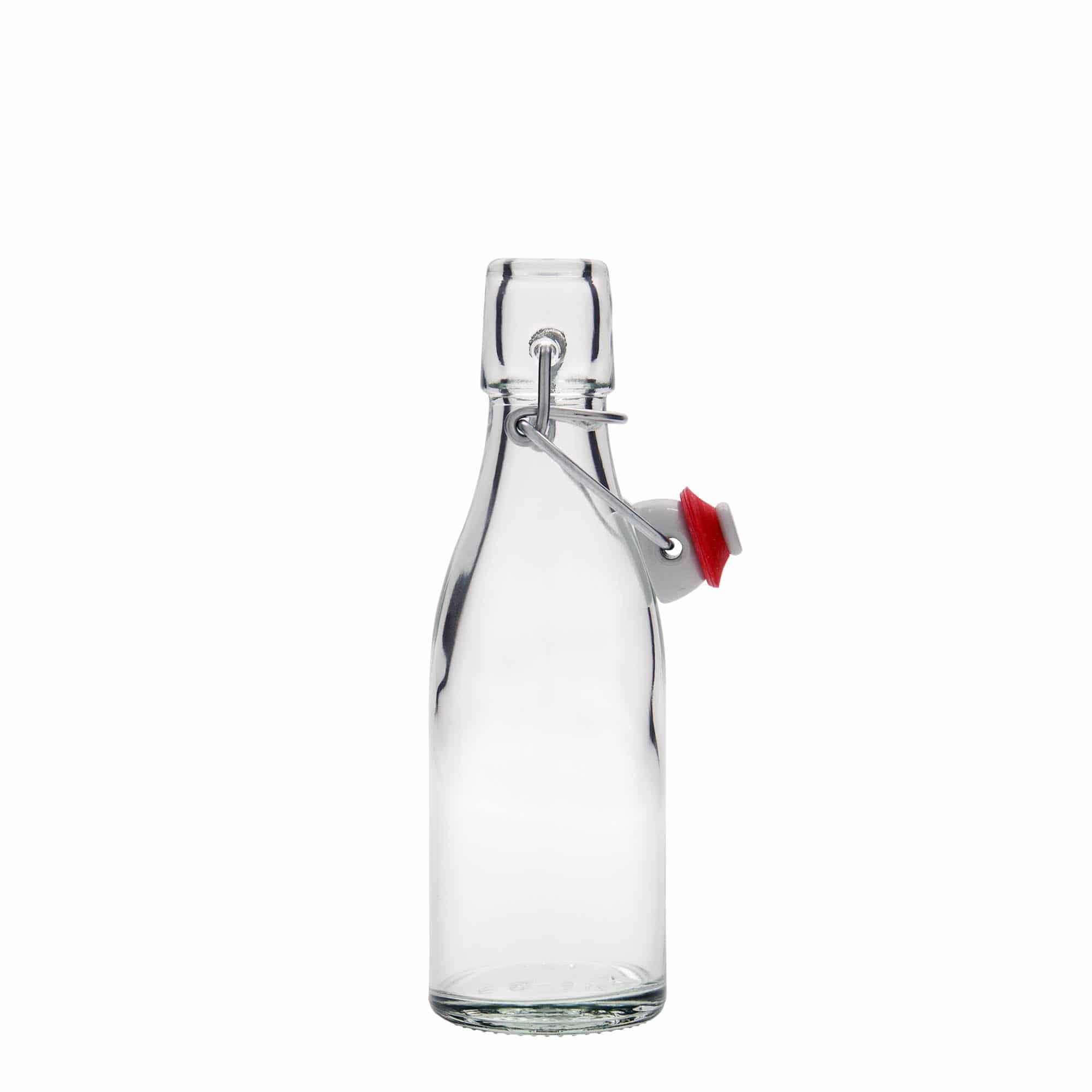 200 ml skleněná láhev 'Paul', hrdlo: spona na uzavření