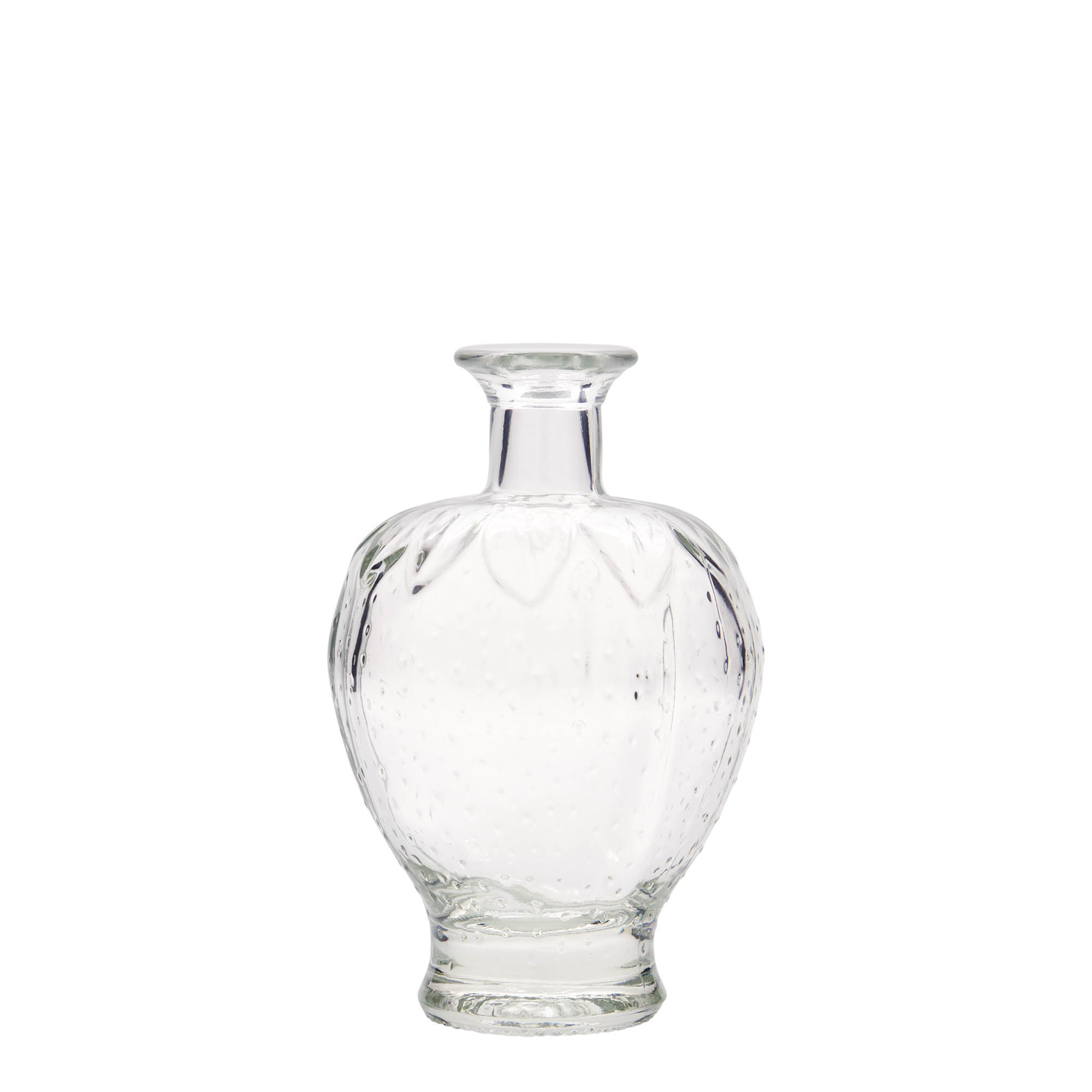 200 ml skleněná láhev 'Jahoda', hrdlo: korek 200 ml skleněná láhev 'Jahoda', hrdlo: korek