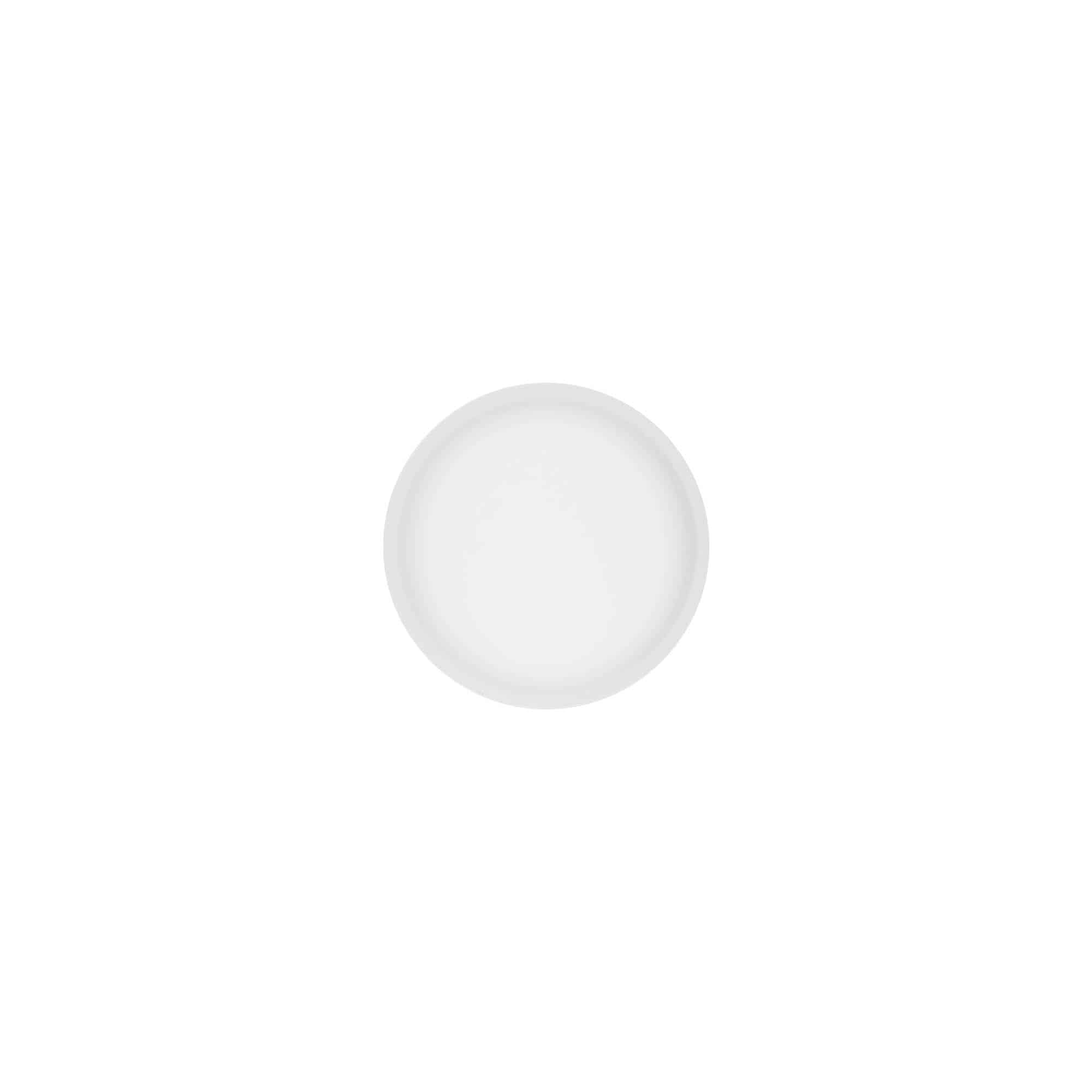 Šroubovací uzávěr 'Clear/Platin Edition', plast PP, bílý, pro ústí: 45/2P