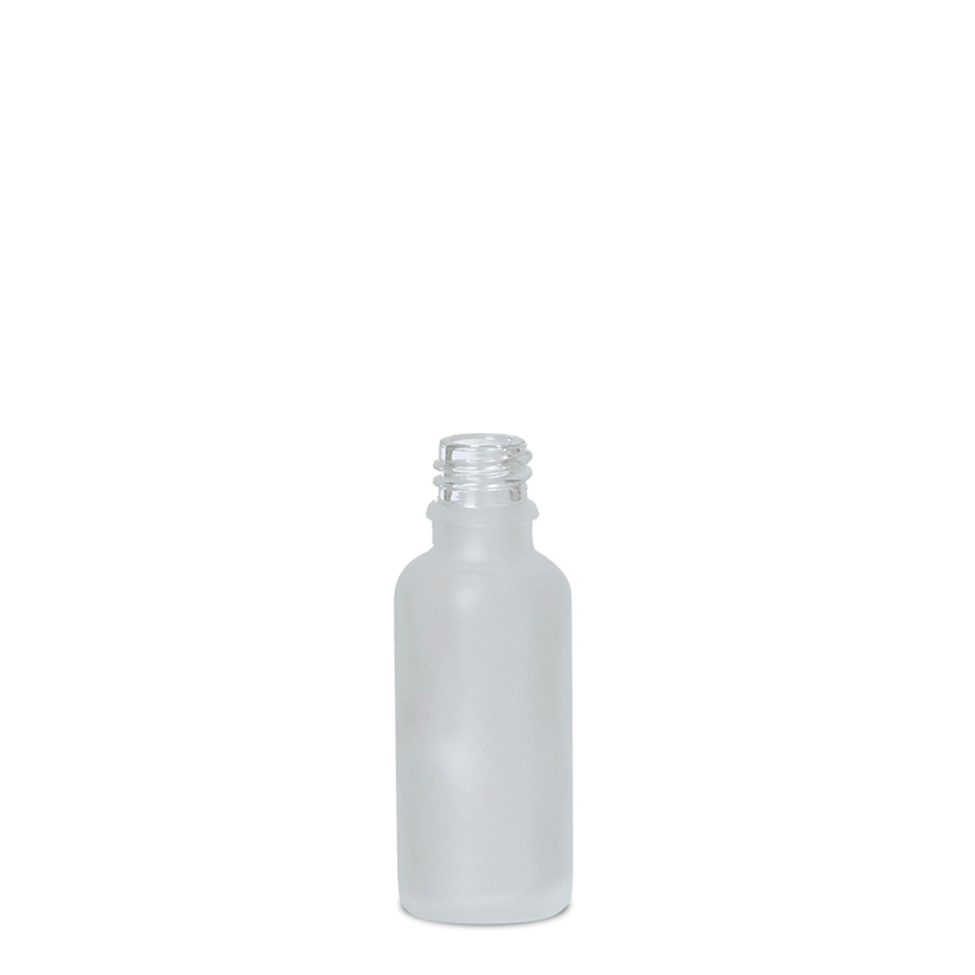 30 ml lékovka, sklo, matovaná, hrdlo: DIN 18 30 ml lékovka, sklo, matovaná, hrdlo: DIN 18