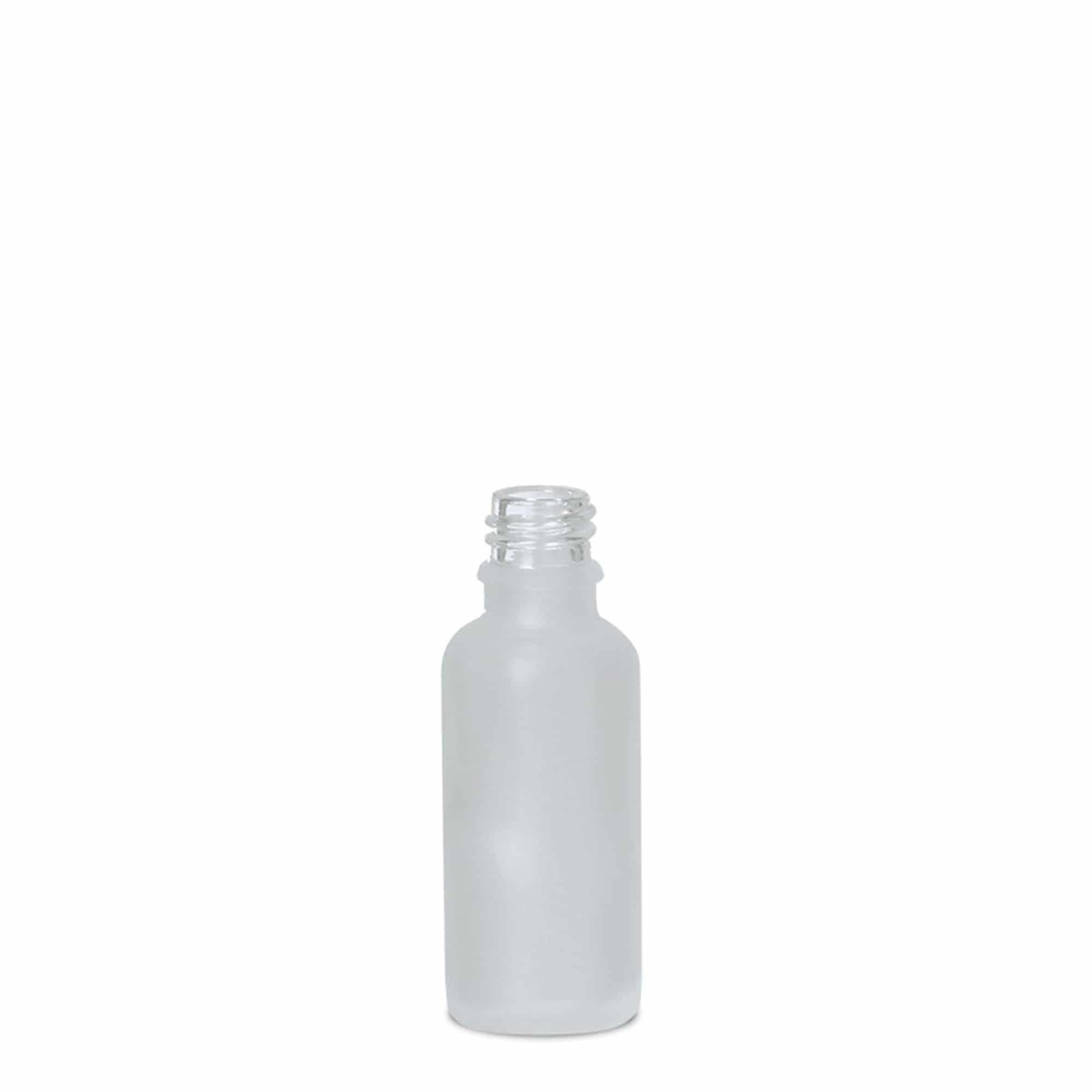 30 ml lékovka, sklo, matovaná, hrdlo: DIN 18