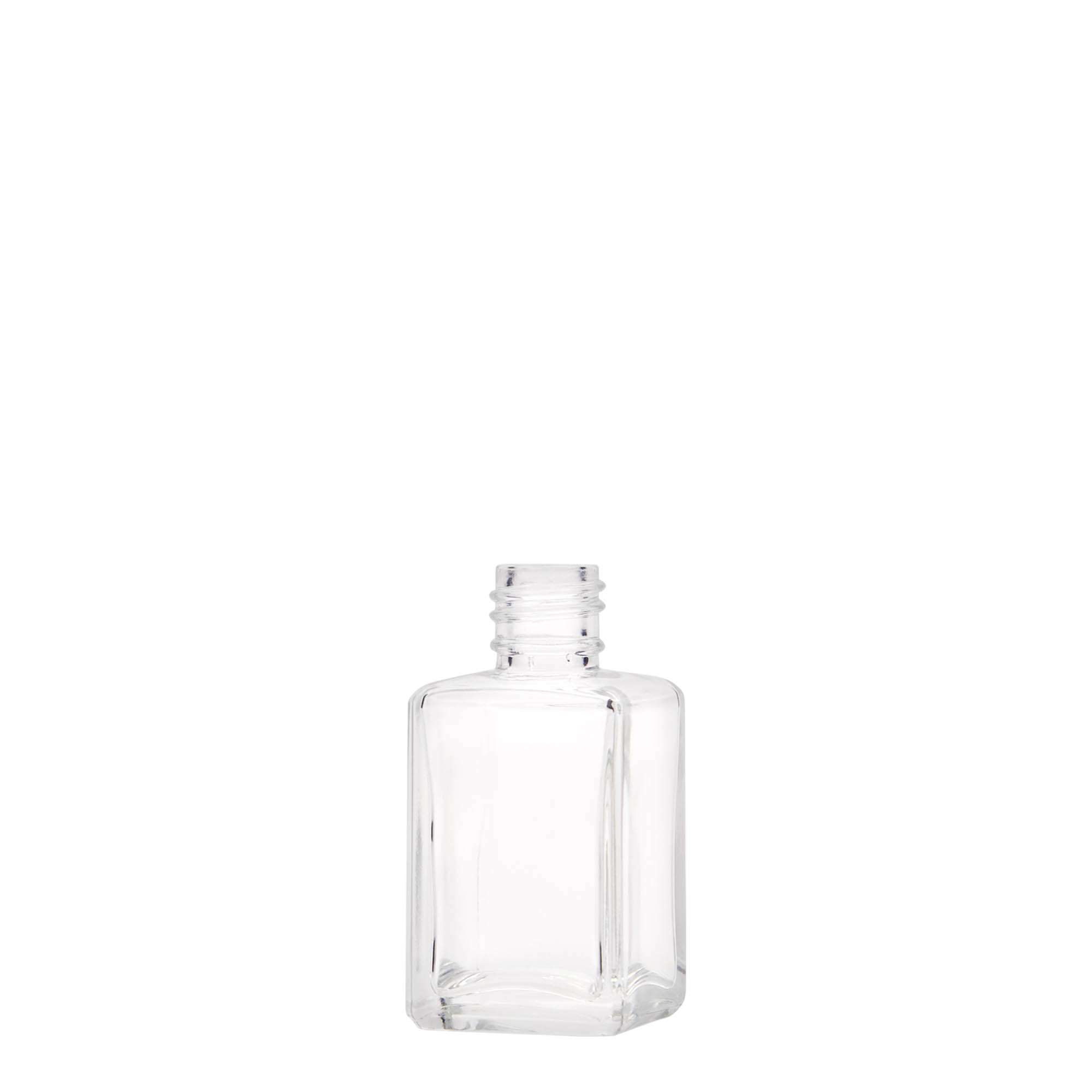 30 ml skleněná lahvička 'Tamme', čtvercová, hrdlo: PP 18 30 ml skleněná lahvička 'Tamme', čtvercová, hrdlo: PP 18