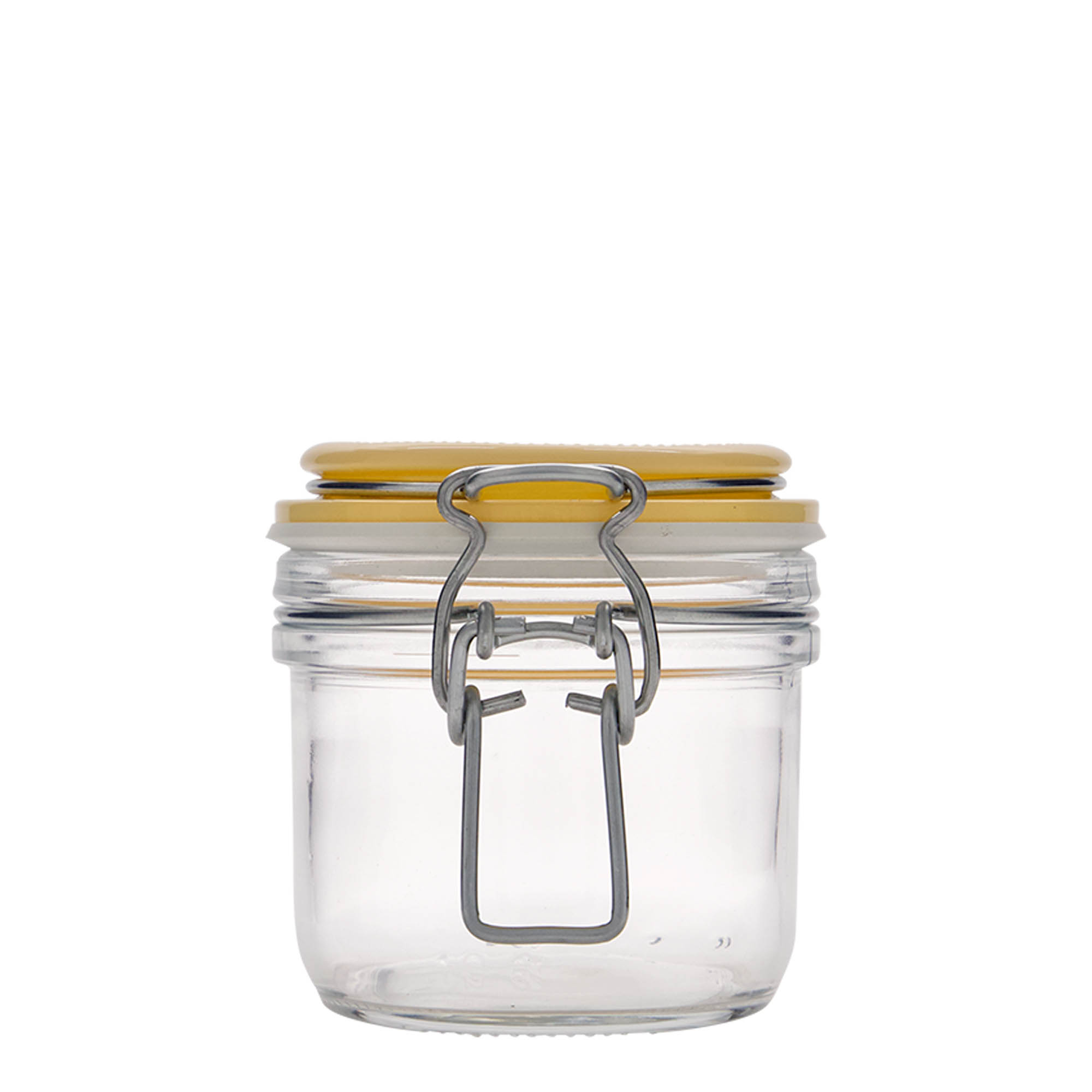200 ml drátové zavařovací sklenice 'Fido', žlutá, hrdlo: drátové zavírání 200 ml drátové zavařovací sklenice 'Fido', žlutá, hrdlo: drátové zavírání