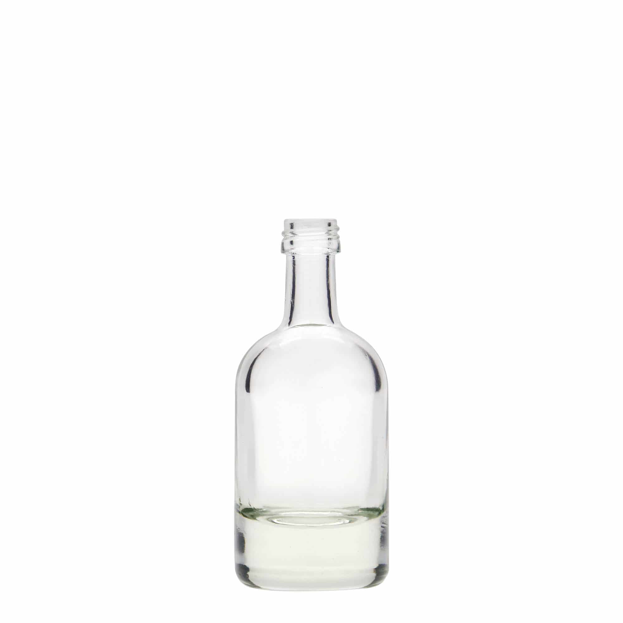 50 ml skleněná lahvička 'Linea Uno', hrdlo: PP 18 50 ml skleněná lahvička 'Linea Uno', hrdlo: PP 18