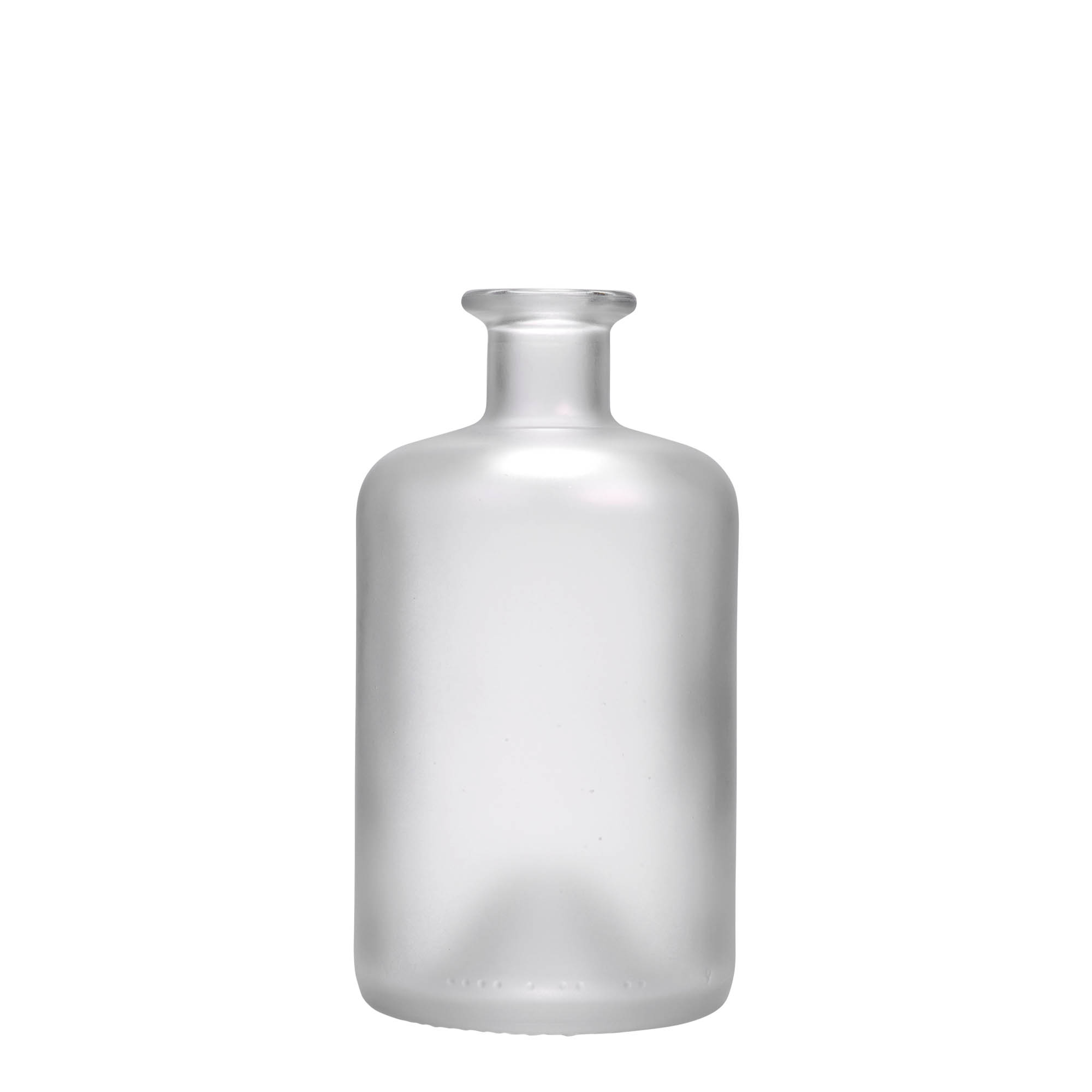 500 ml skleněná láhev lékárenská, zmražená, hrdlo: korek