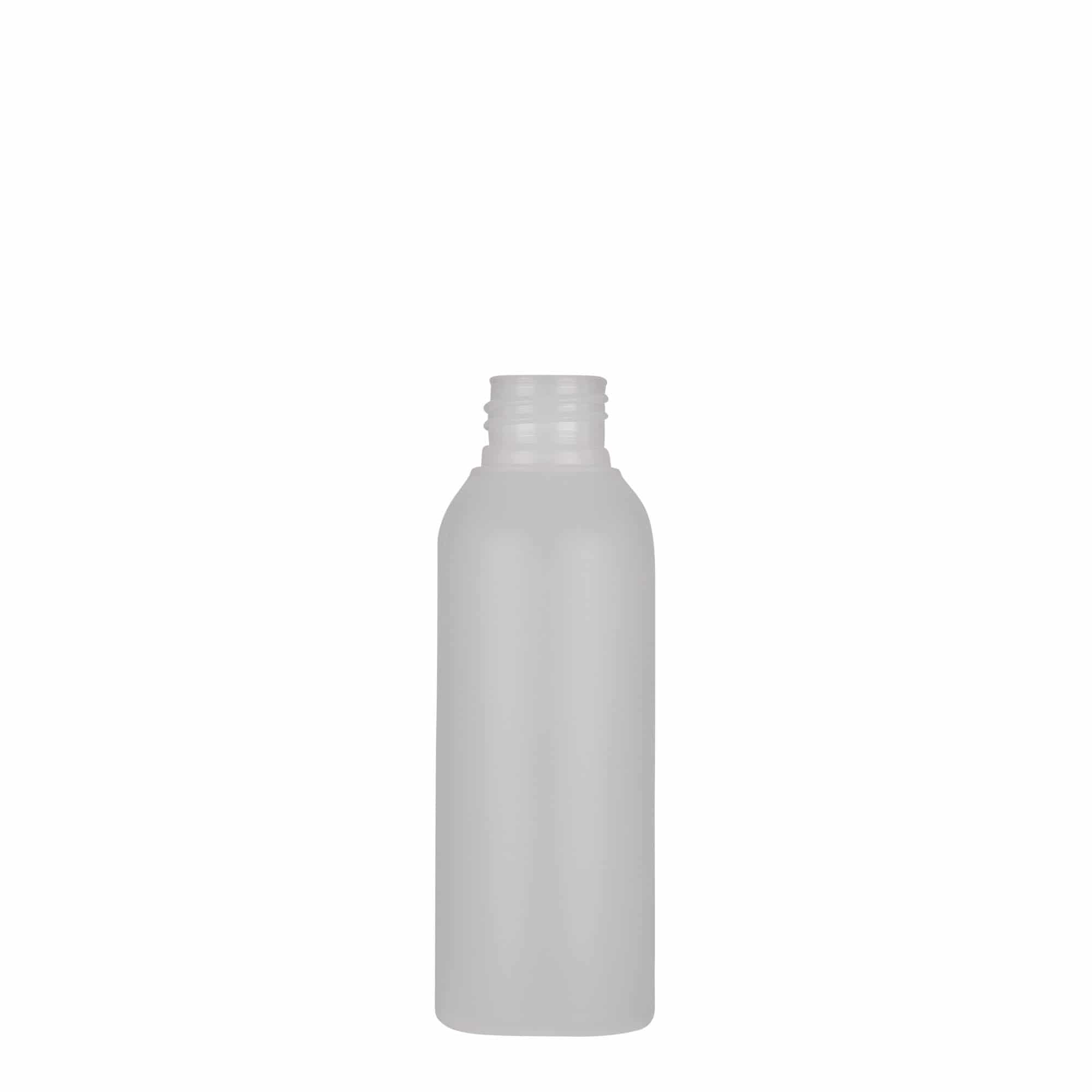 100 ml plastová láhev 'Tuffy', HDPE, přírodní, hrdlo: 24/410 100 ml plastová láhev 'Tuffy', HDPE, přírodní, hrdlo: 24/410