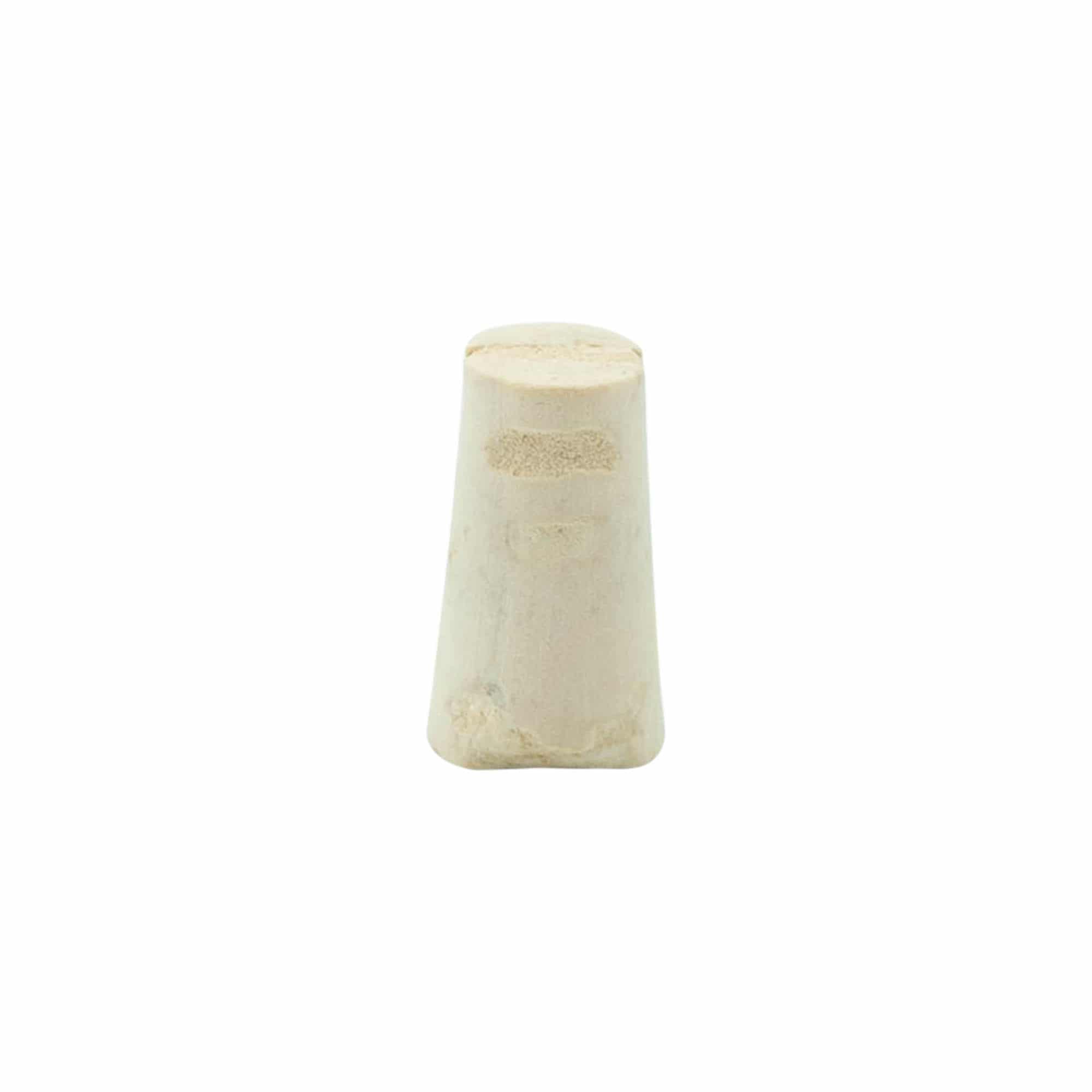 Špičatý korek 9-12 x 22, přírodní korek, bělený, pro hrdlo: korek
