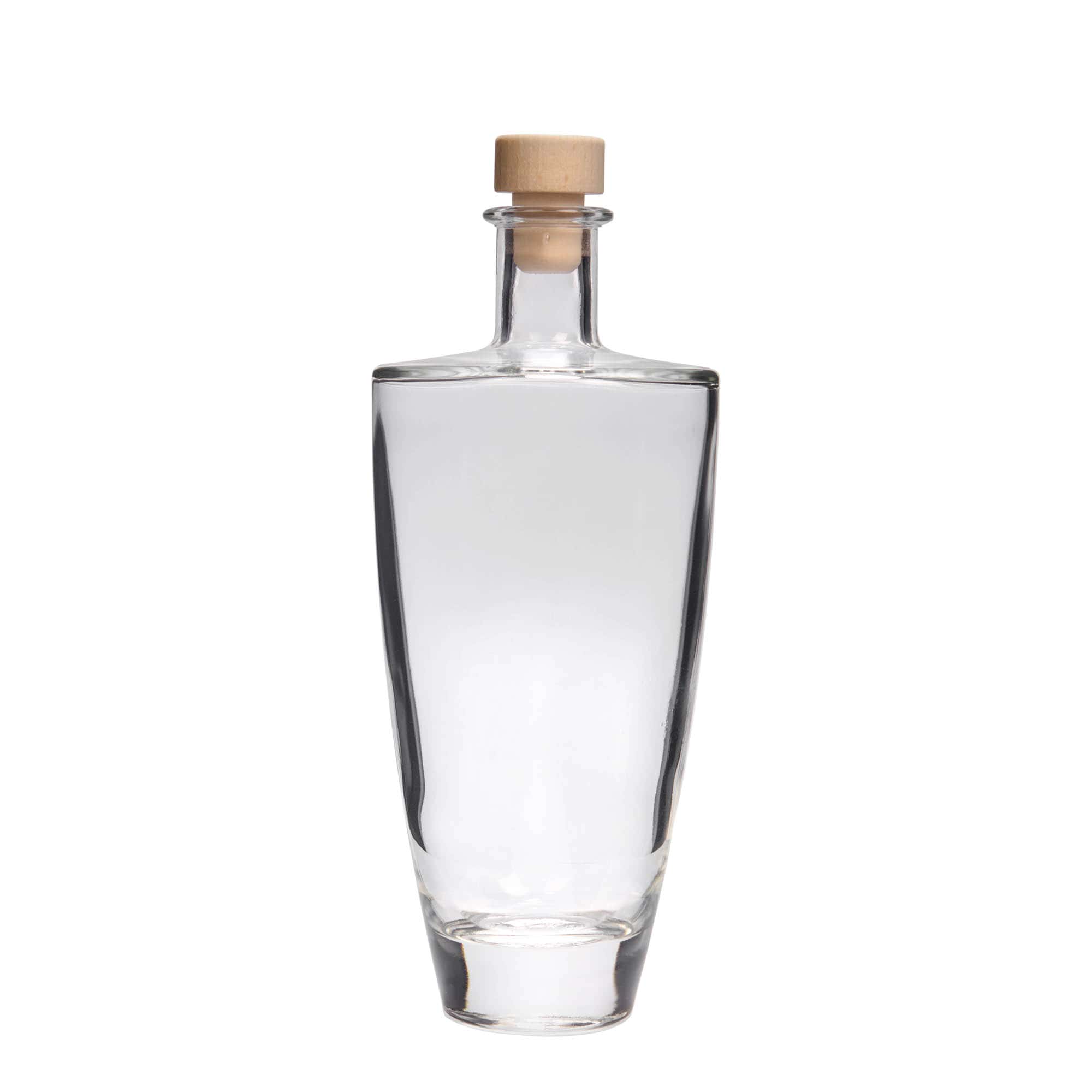 500 ml skleněná láhev 'Vanessa', oválná, hrdlo: korek