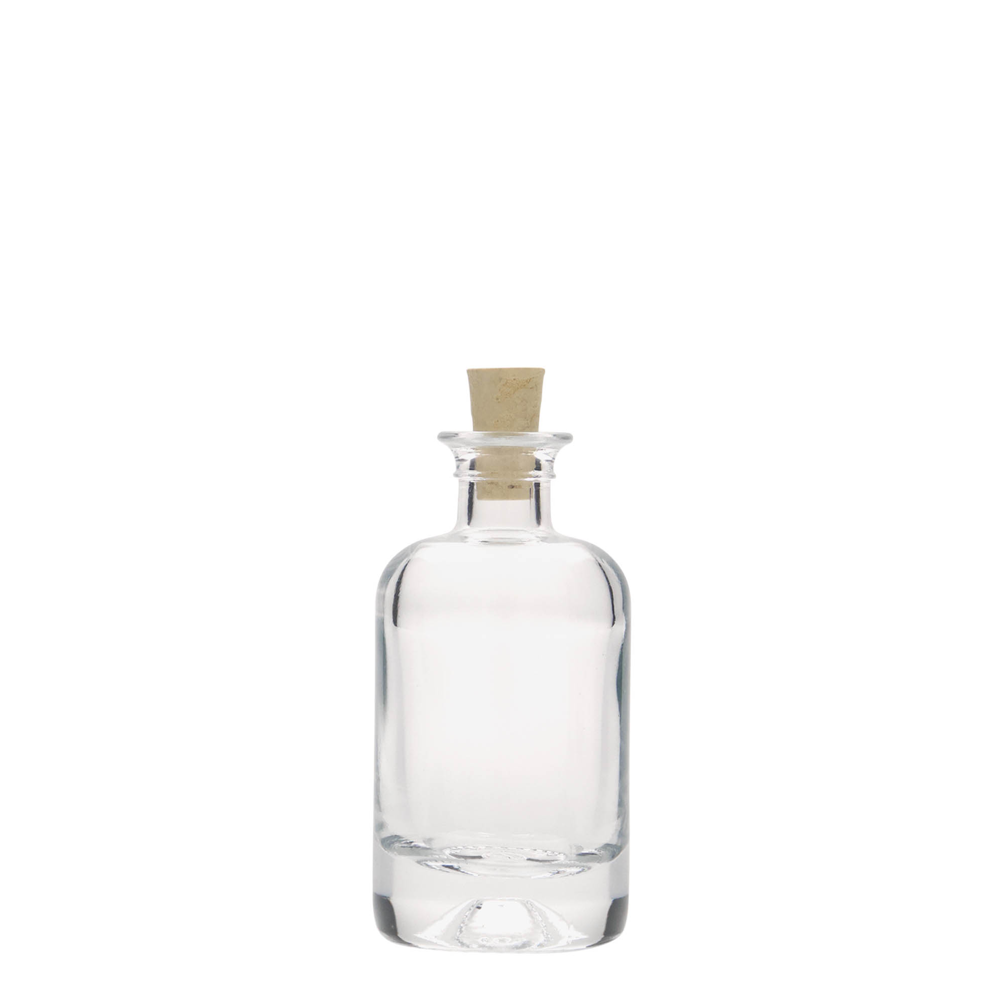 40 ml lékárnická skleněná lahvička, hrdlo: korek
