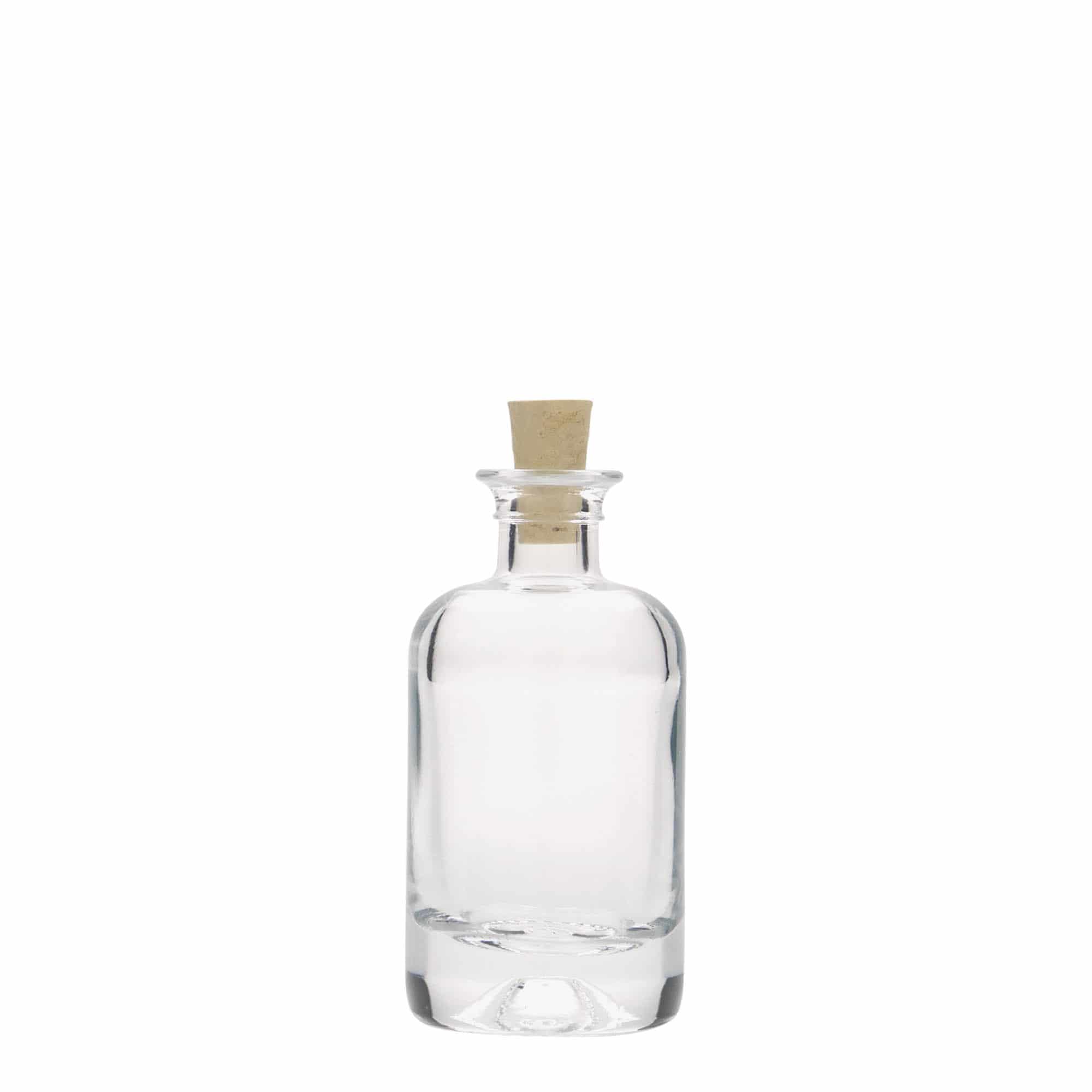 40 ml lékárnická skleněná lahvička, hrdlo: korek