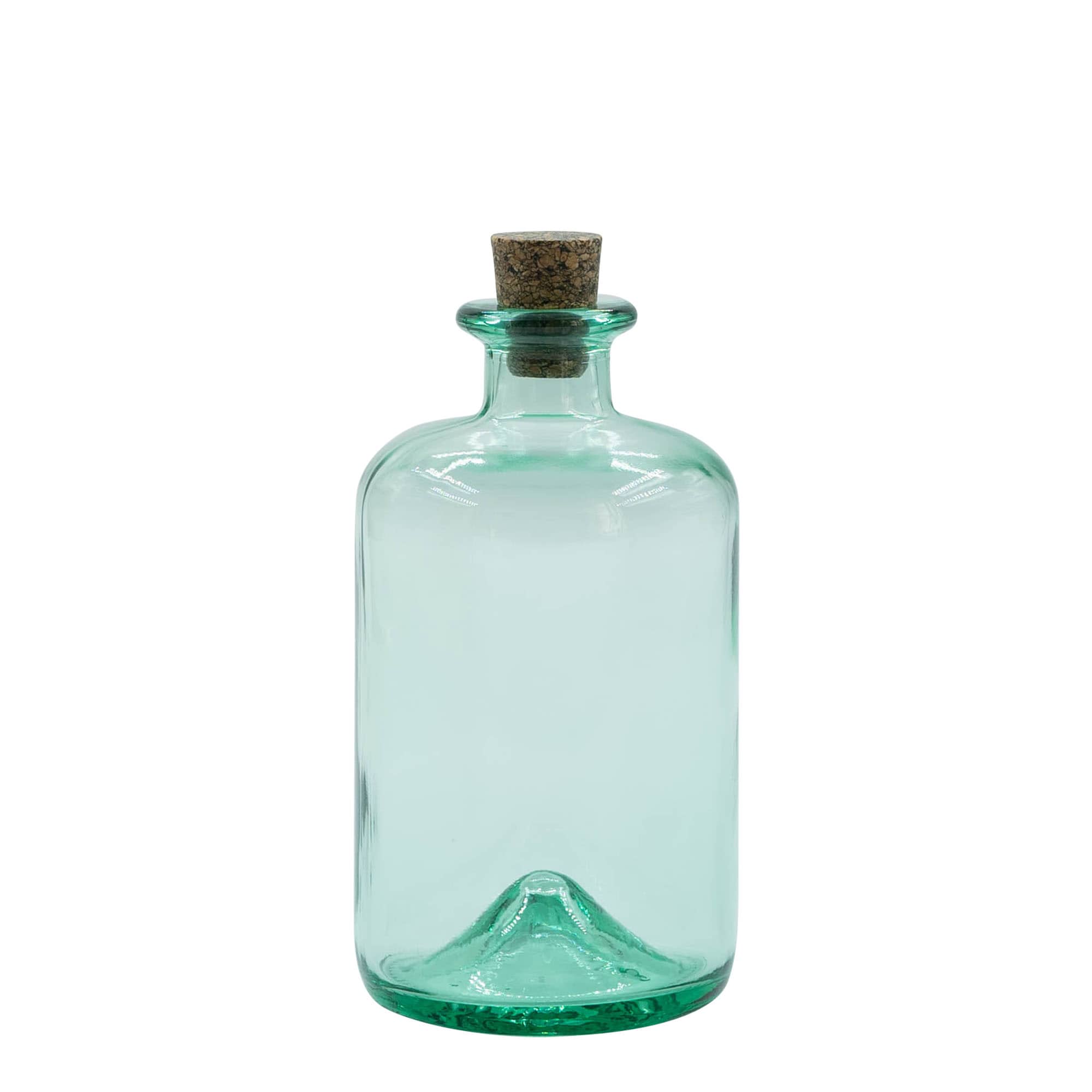 500 ml skleněná láhev 'Pharma', hrdlo: korek