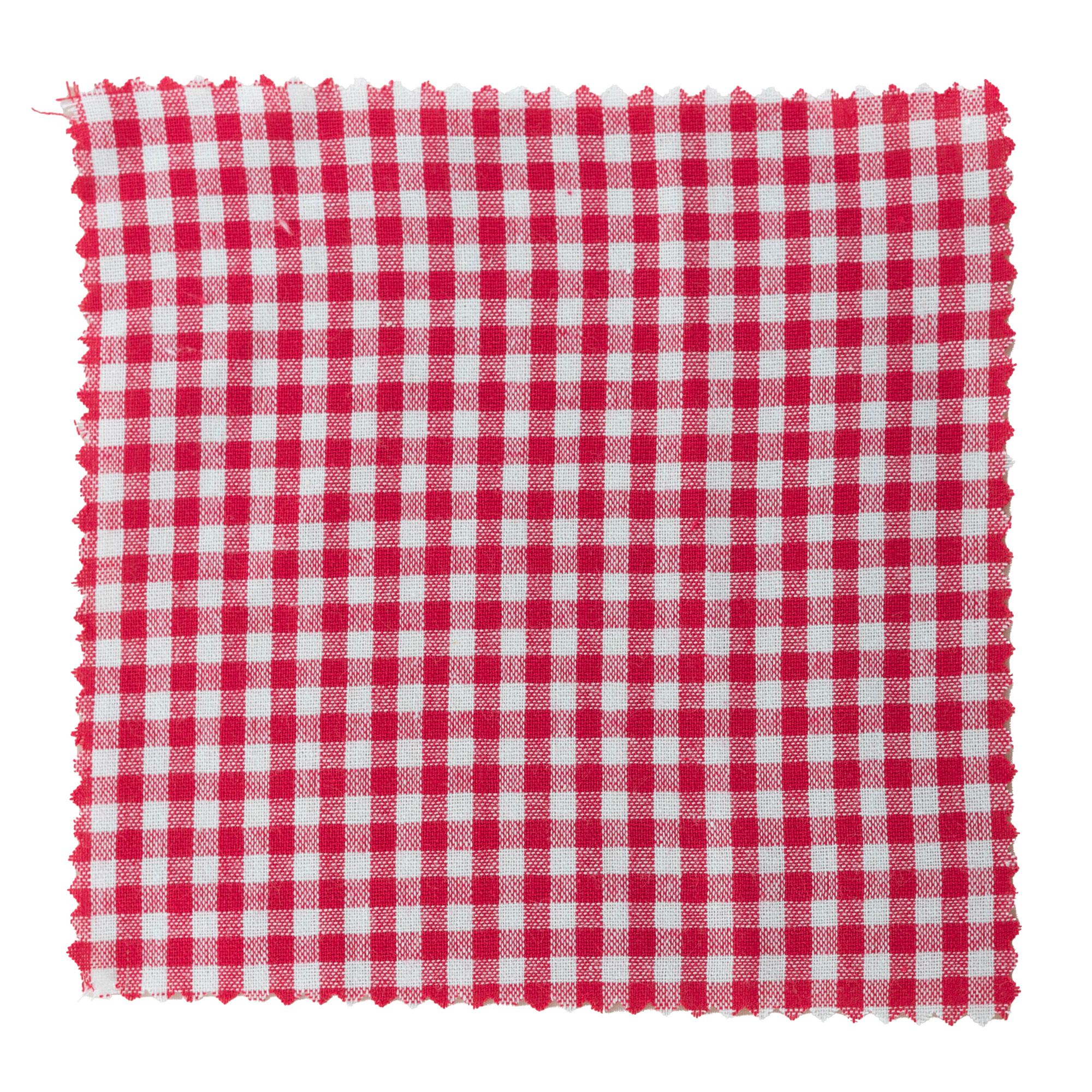 Látkový ubrousek kostkovaný 15x15, čtvercový, textilní, červený, hrdlo: TO58-TO82