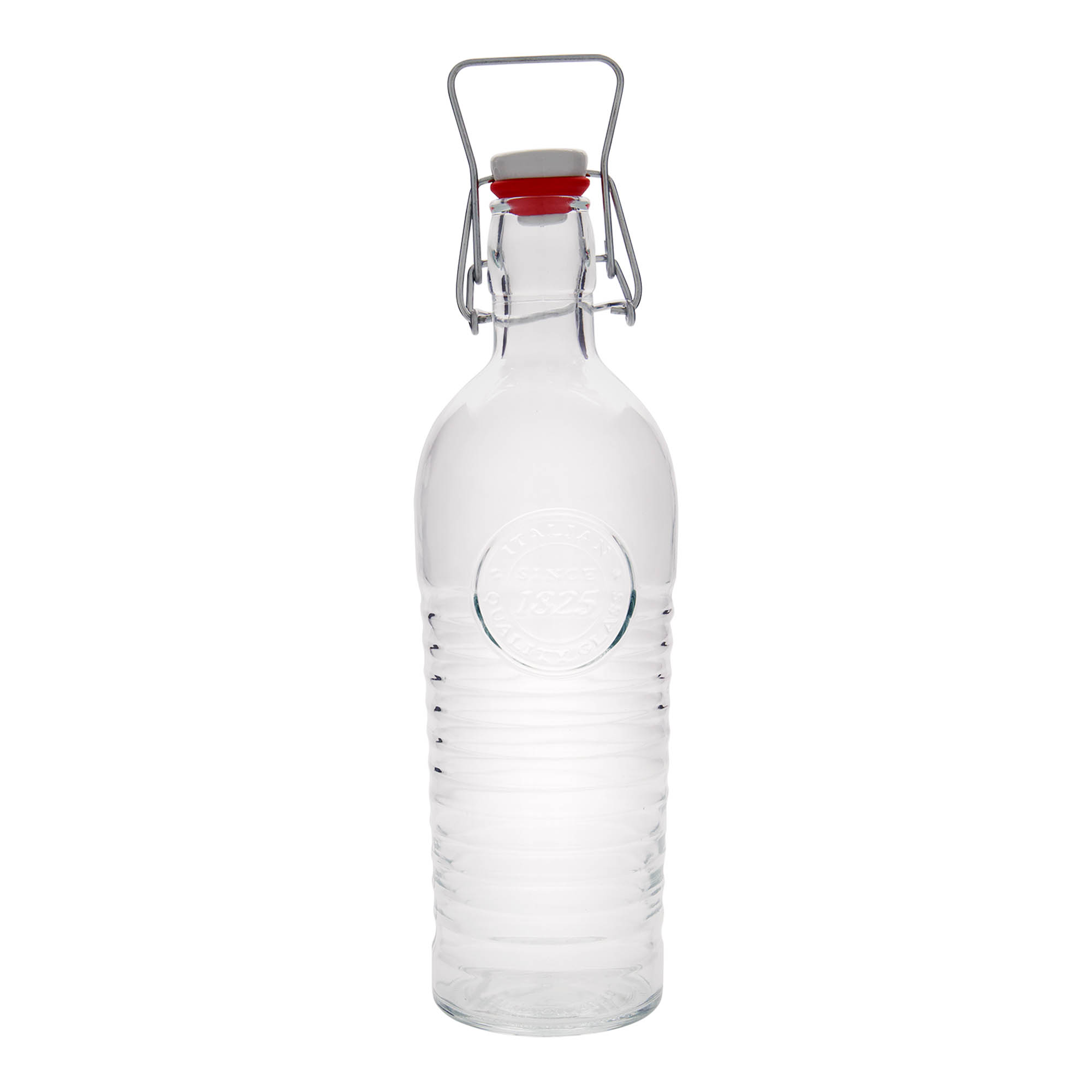 1.200 ml skleněná láhev 'Officina 1825', hrdlo: uzávěr s pákou 1.200 ml skleněná láhev 'Officina 1825', hrdlo: uzávěr s pákou
