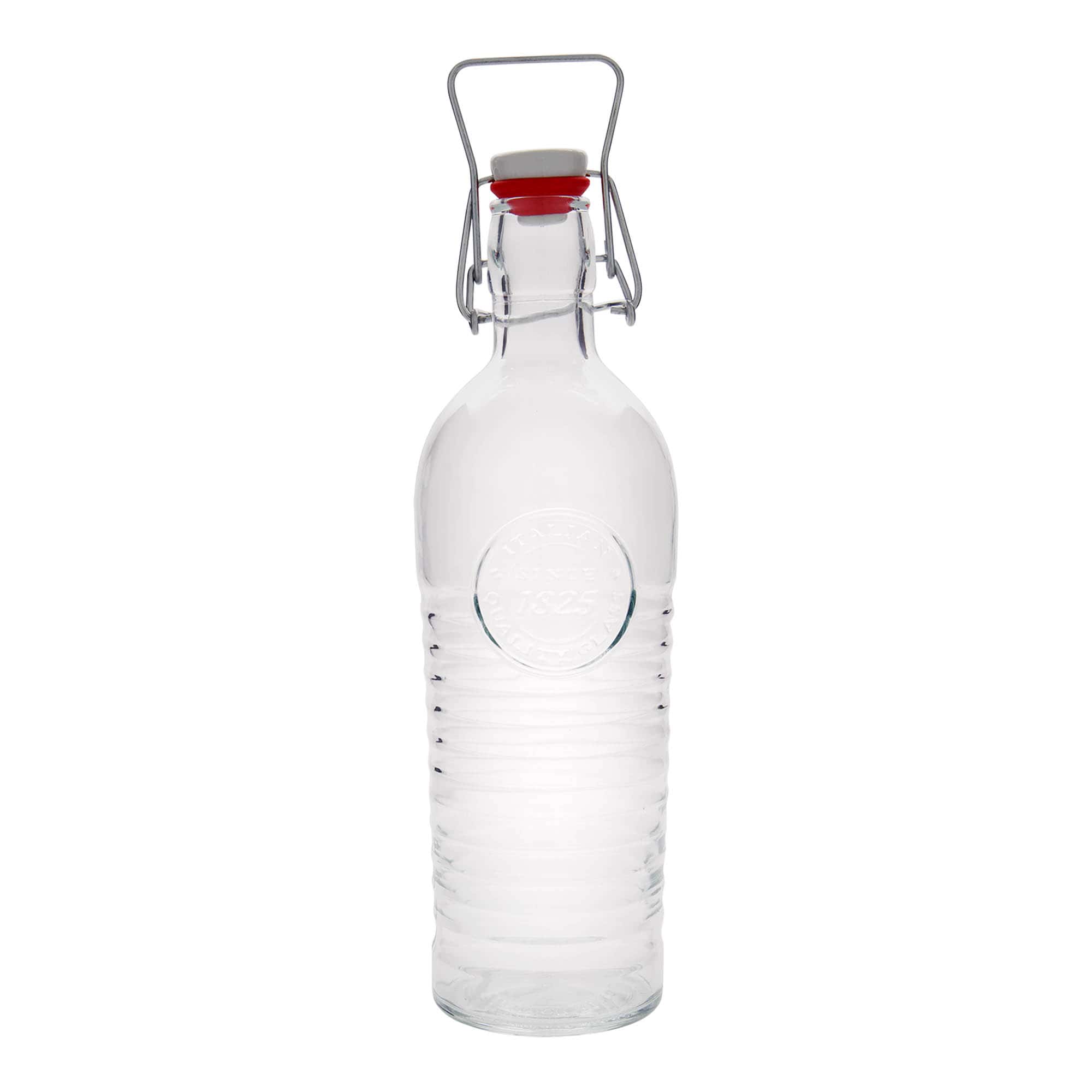 1.200 ml skleněná láhev 'Officina 1825', hrdlo: uzávěr s pákou
