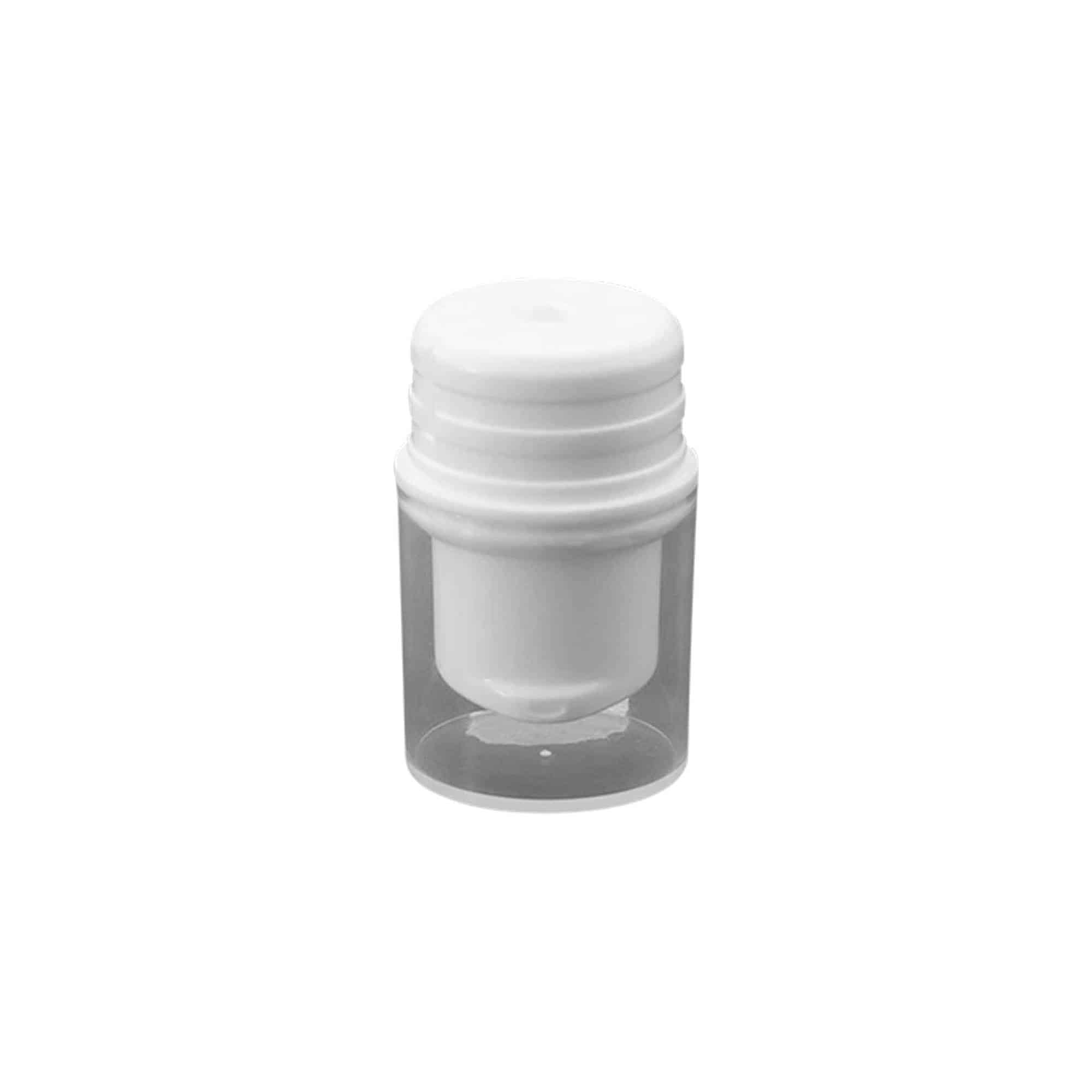 Airless dávkovací pumpa „Nano“, plast PP, bílá