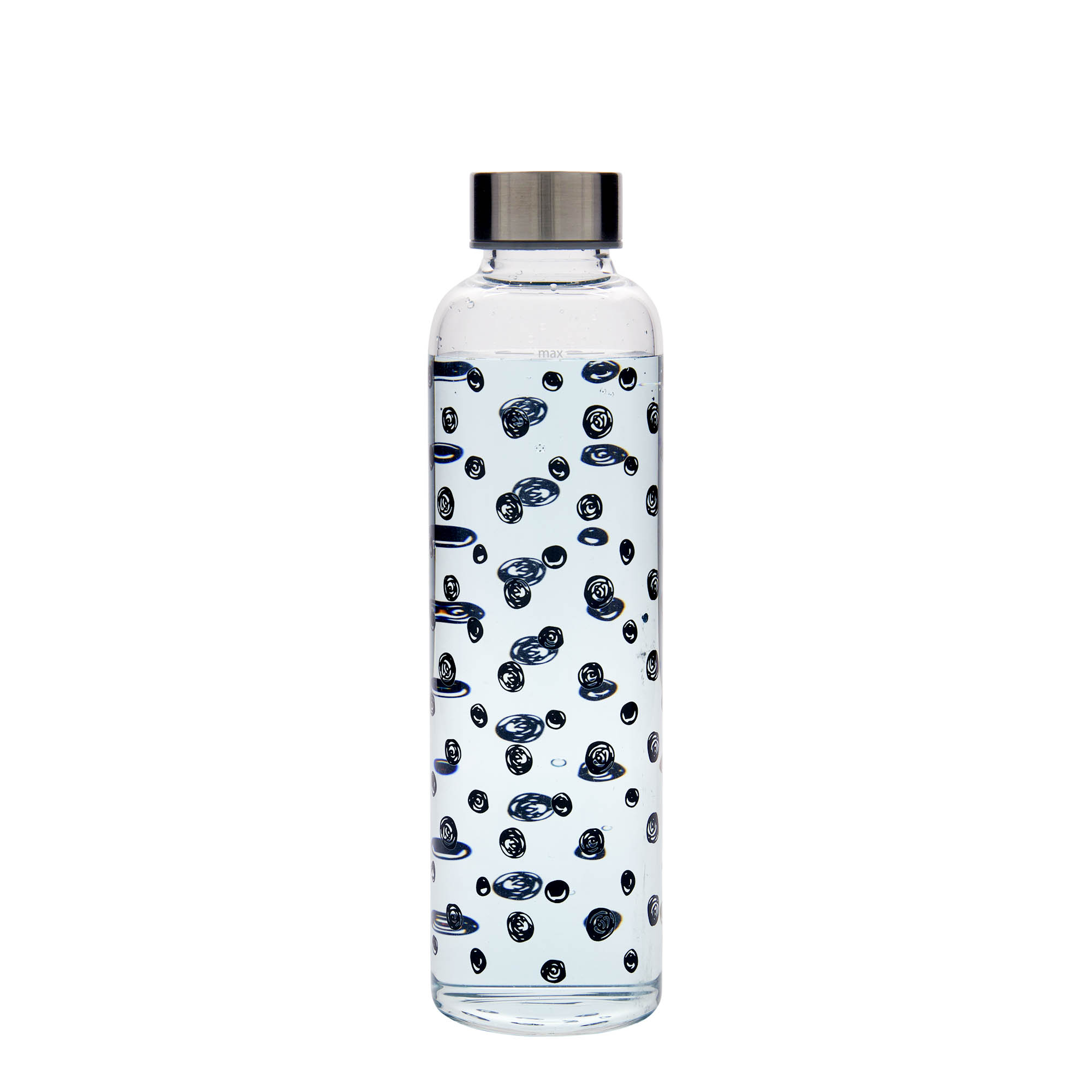 500 ml lahev na pití 'Perseus - Černé tečky', otvor: šroubovací uzávěr