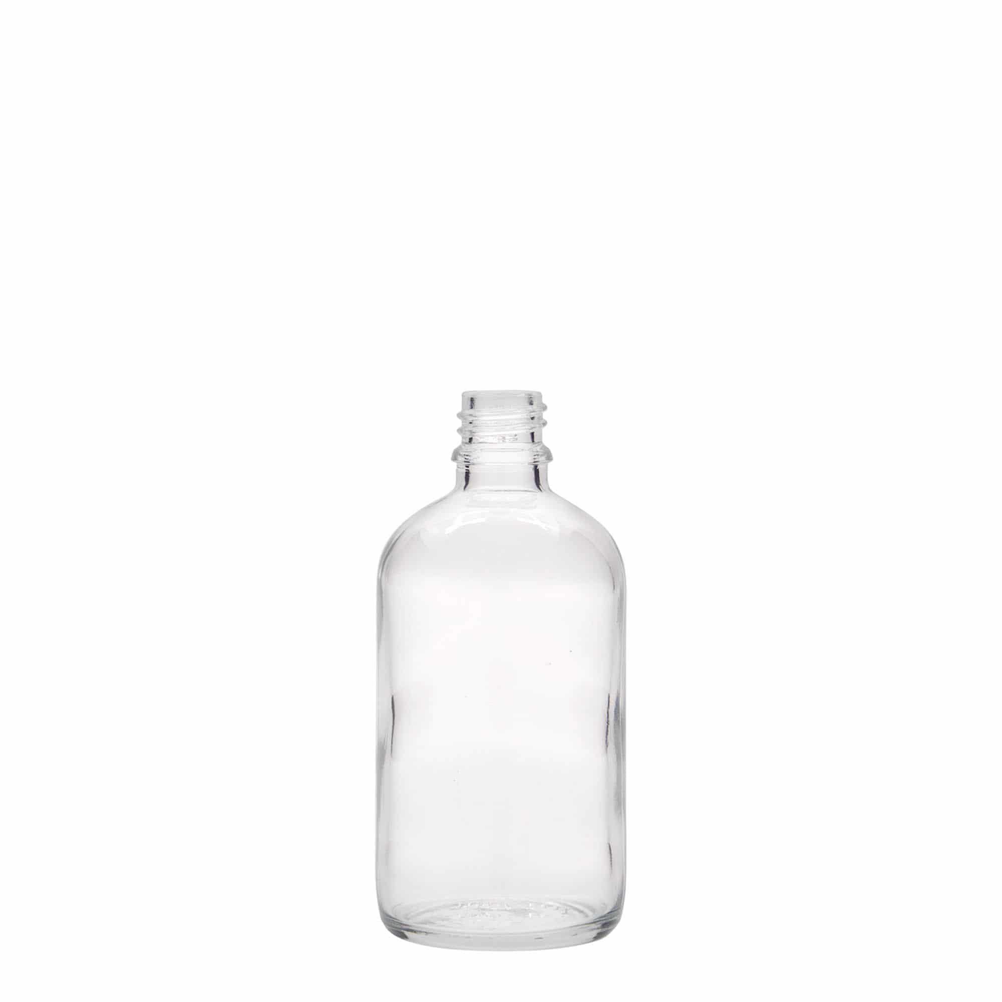 Lékovka 100 ml, sklo, ústí: DIN 18 Lékovka 100 ml, sklo, ústí: DIN 18