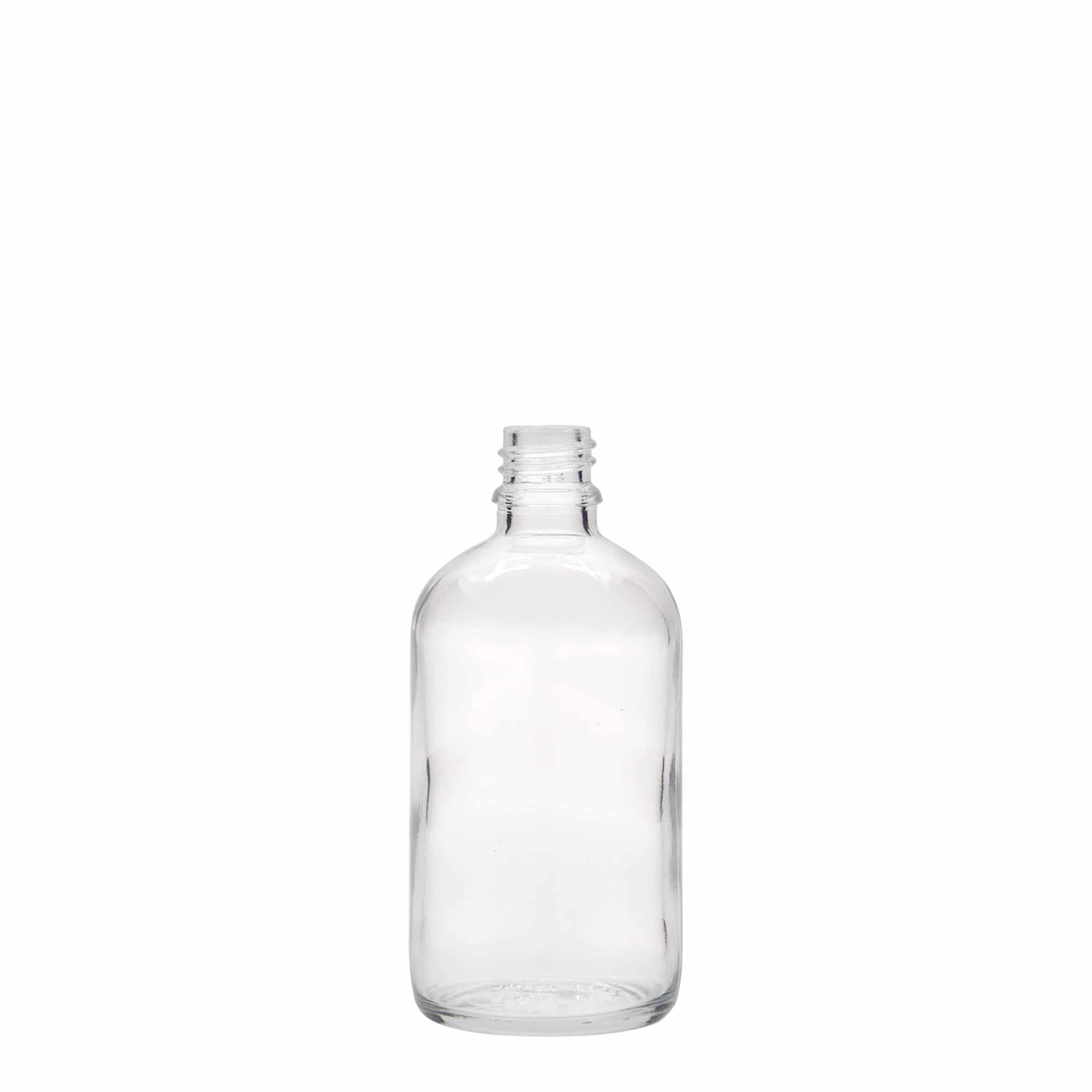 100 ml lékovka, sklo, hrdlo: DIN 18