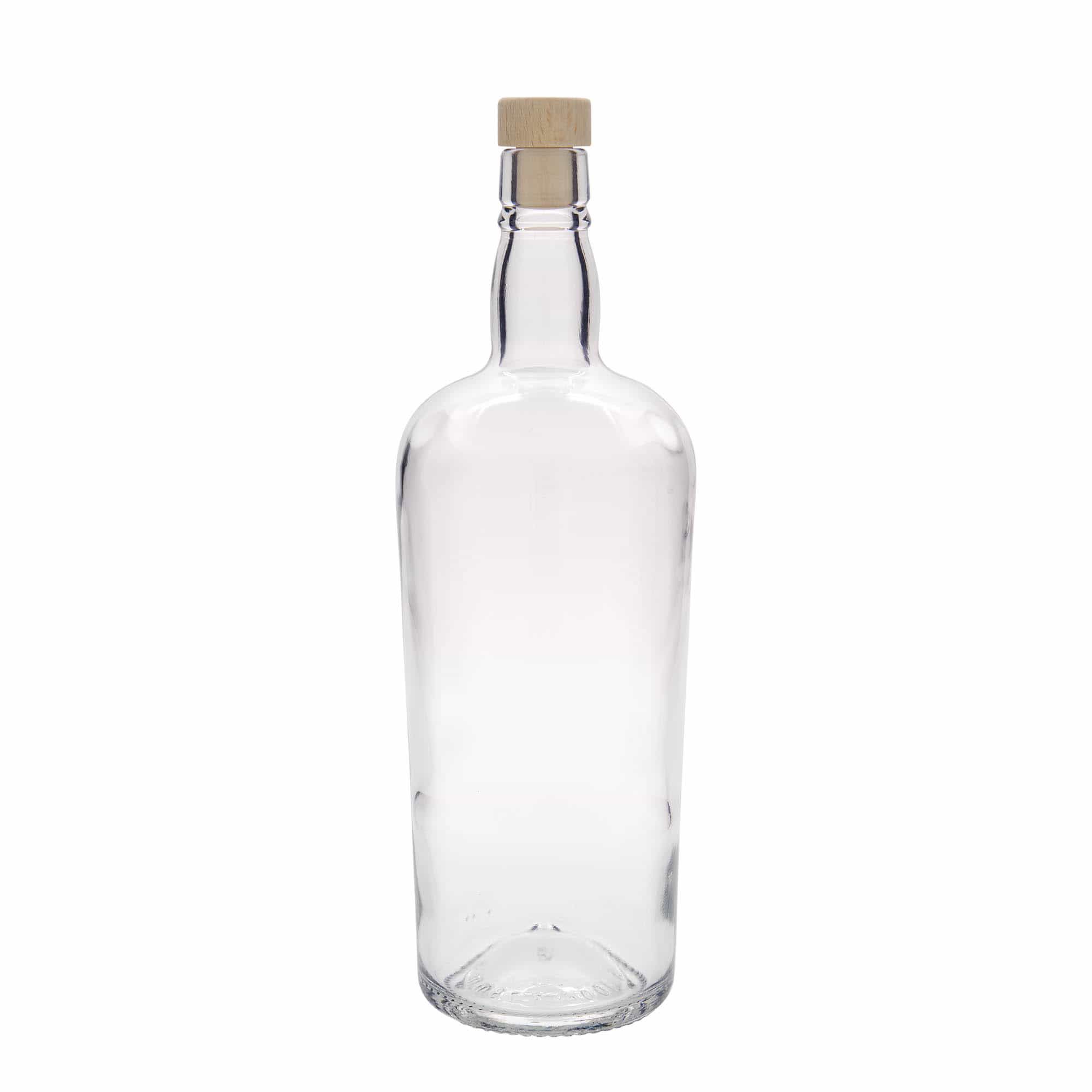 Skleněná lahev 1000 ml 'Edinburgh', uzávěr: korek