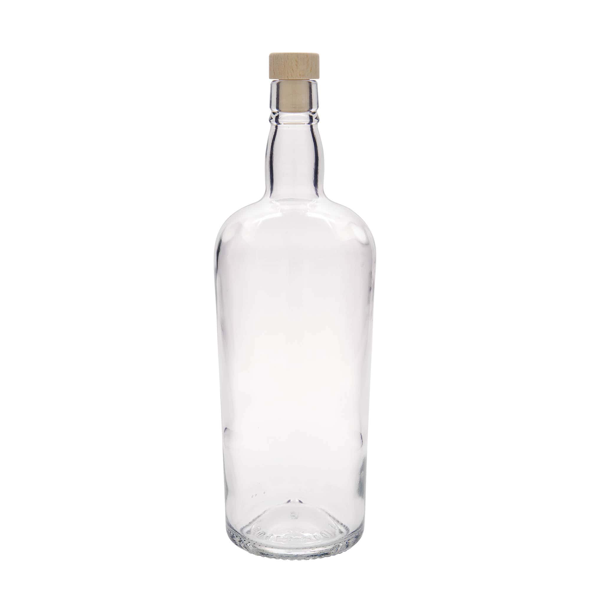 1000 ml skleněná láhev 'Edinburgh', hrdlo: korek