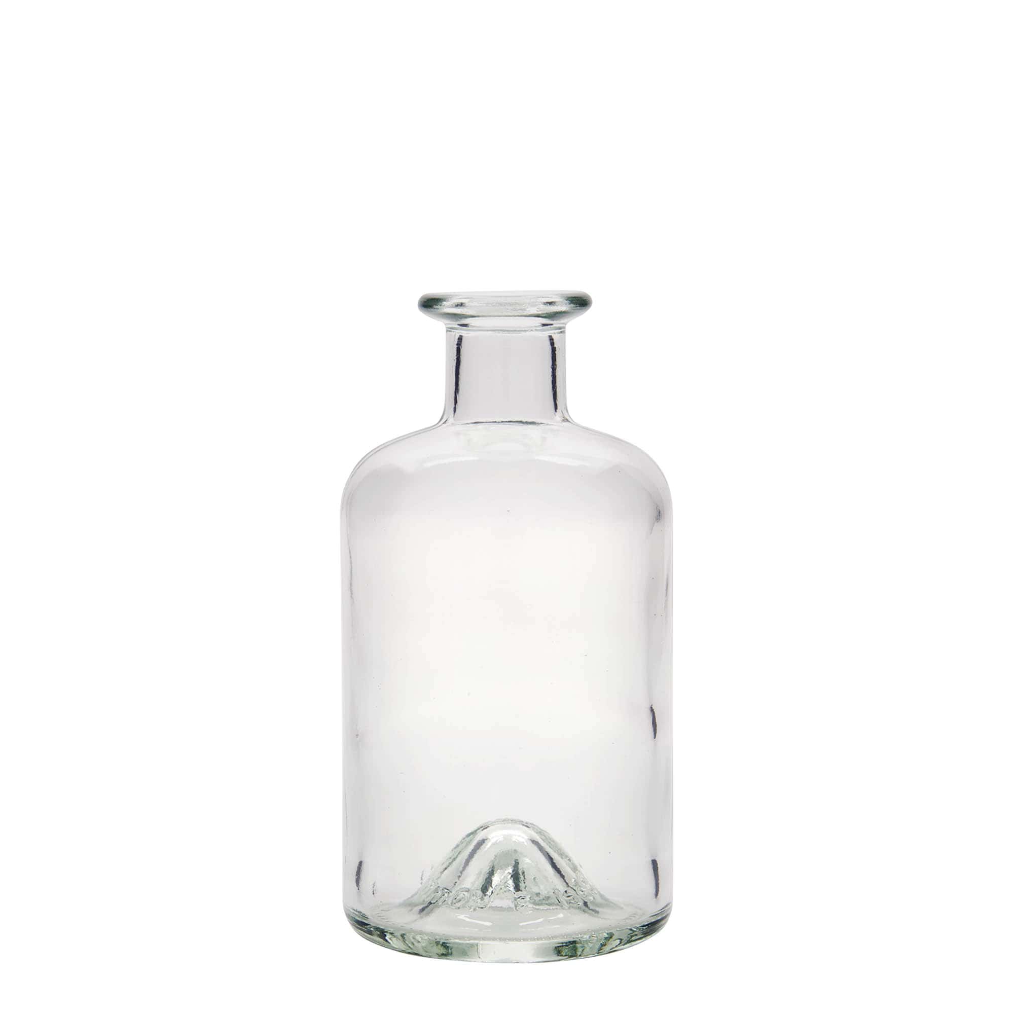 350 ml lékárenská skleněná láhev, hrdlo: korek