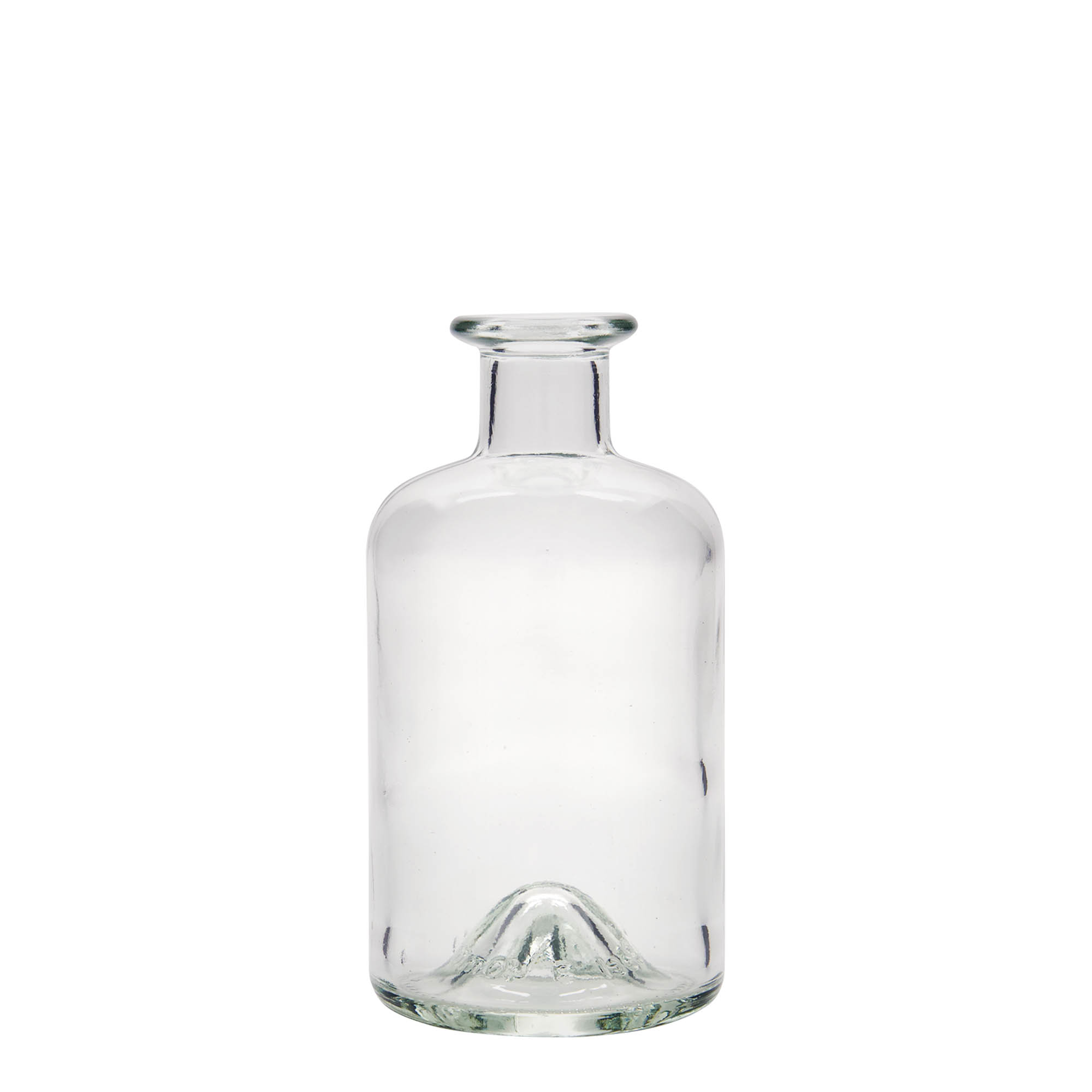 350 ml lékárenská skleněná láhev, hrdlo: korek