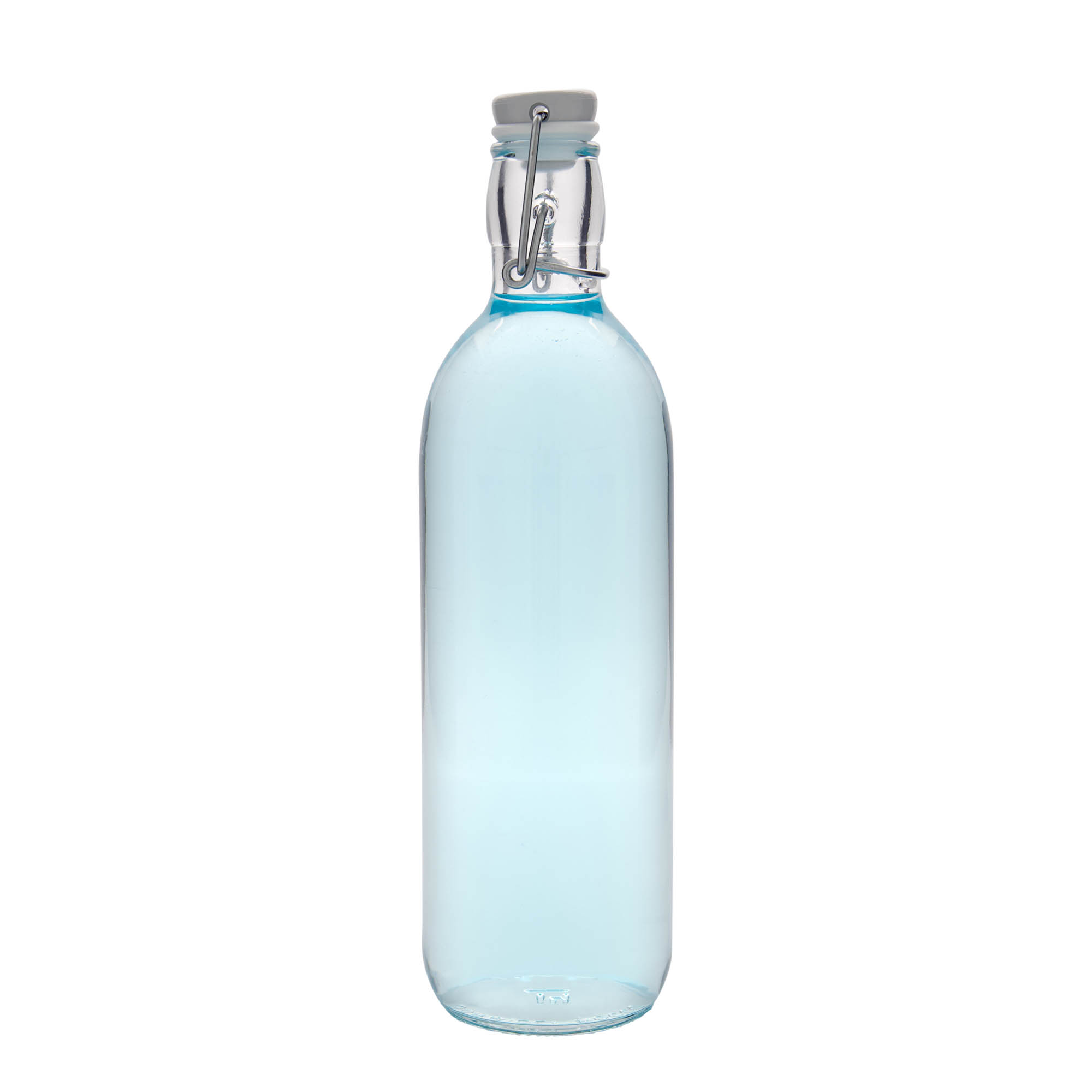 1.000 ml skleněná láhev 'Emilia', hrdlo: uzávěr s pákou 1.000 ml skleněná láhev 'Emilia', hrdlo: uzávěr s pákou