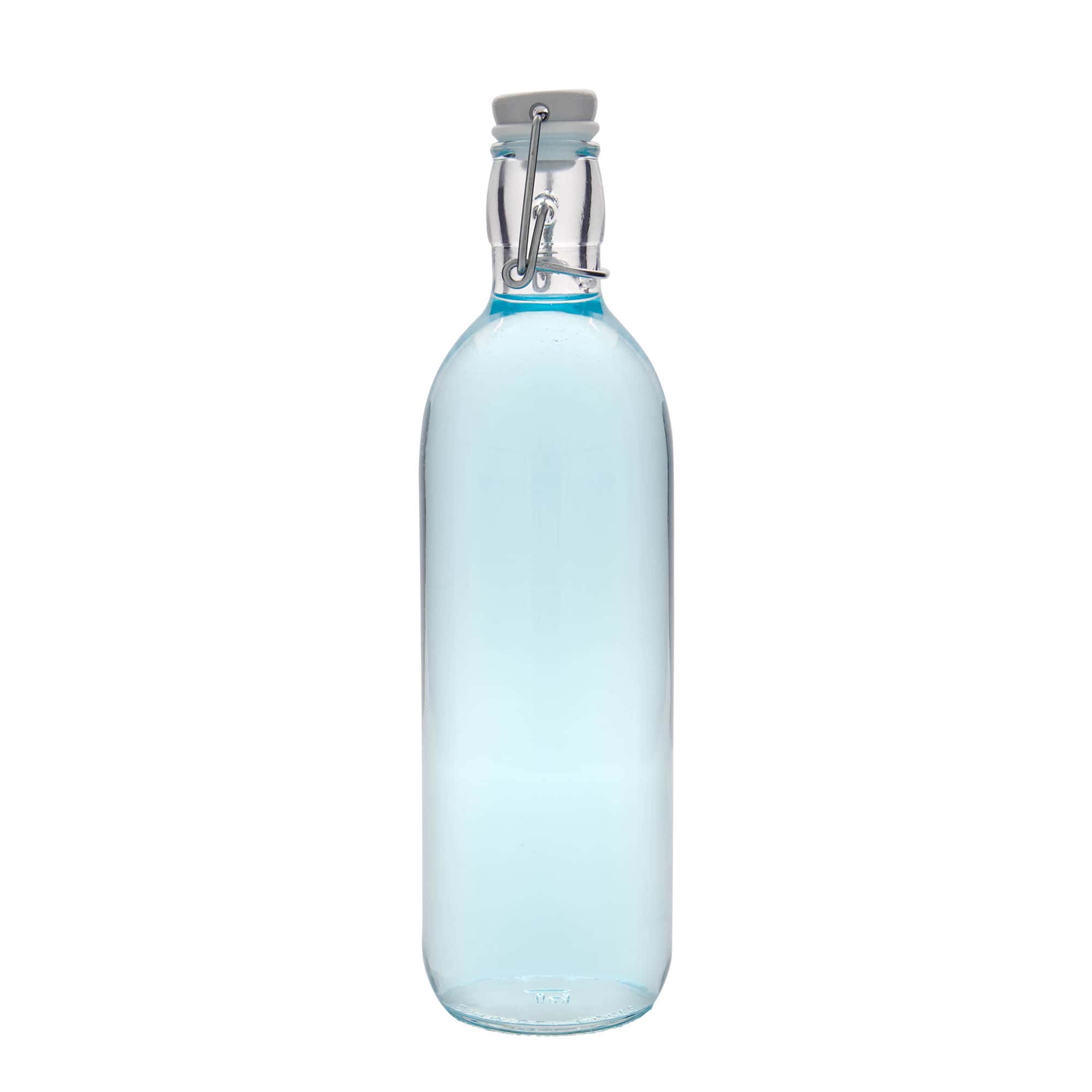 1.000 ml skleněná láhev 'Emilia', hrdlo: uzávěr s pákou