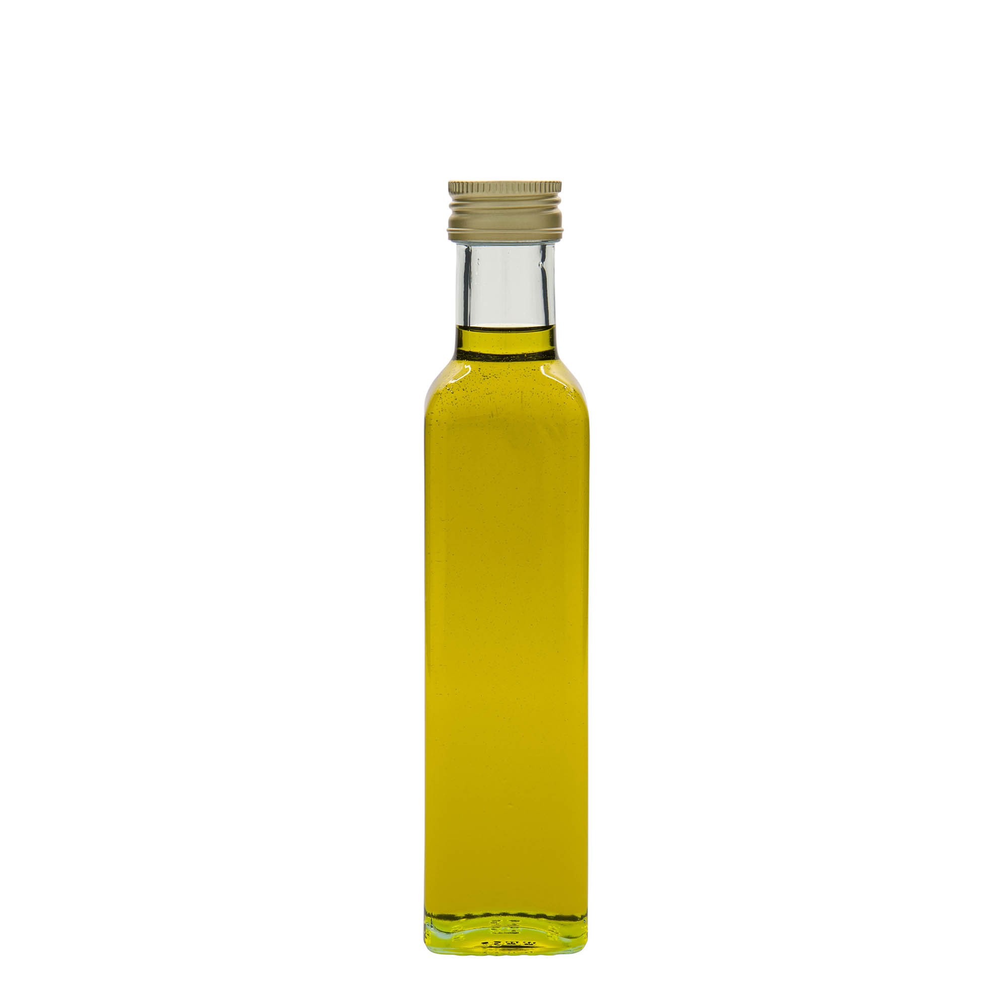 250 ml skleněná láhev 'Marasca', čtvercová, hrdlo: PP 31,5