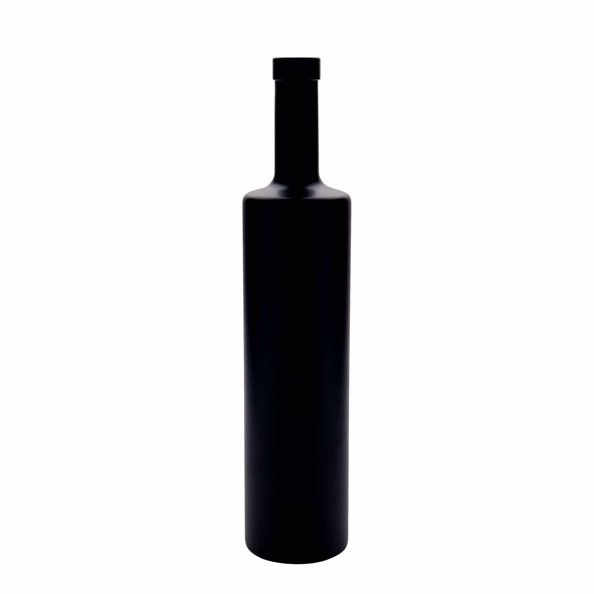 Skleněná lahev 700 ml 'Centurio', černá, uzávěr: korek Skleněná lahev 700 ml 'Centurio', černá, uzávěr: korek