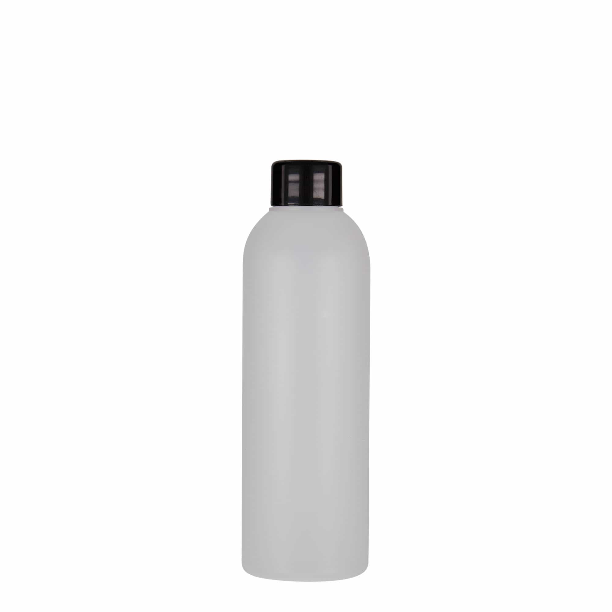 200 ml plastová láhev „Tuffy“, HDPE, přírodní, hrdlo: 24/410