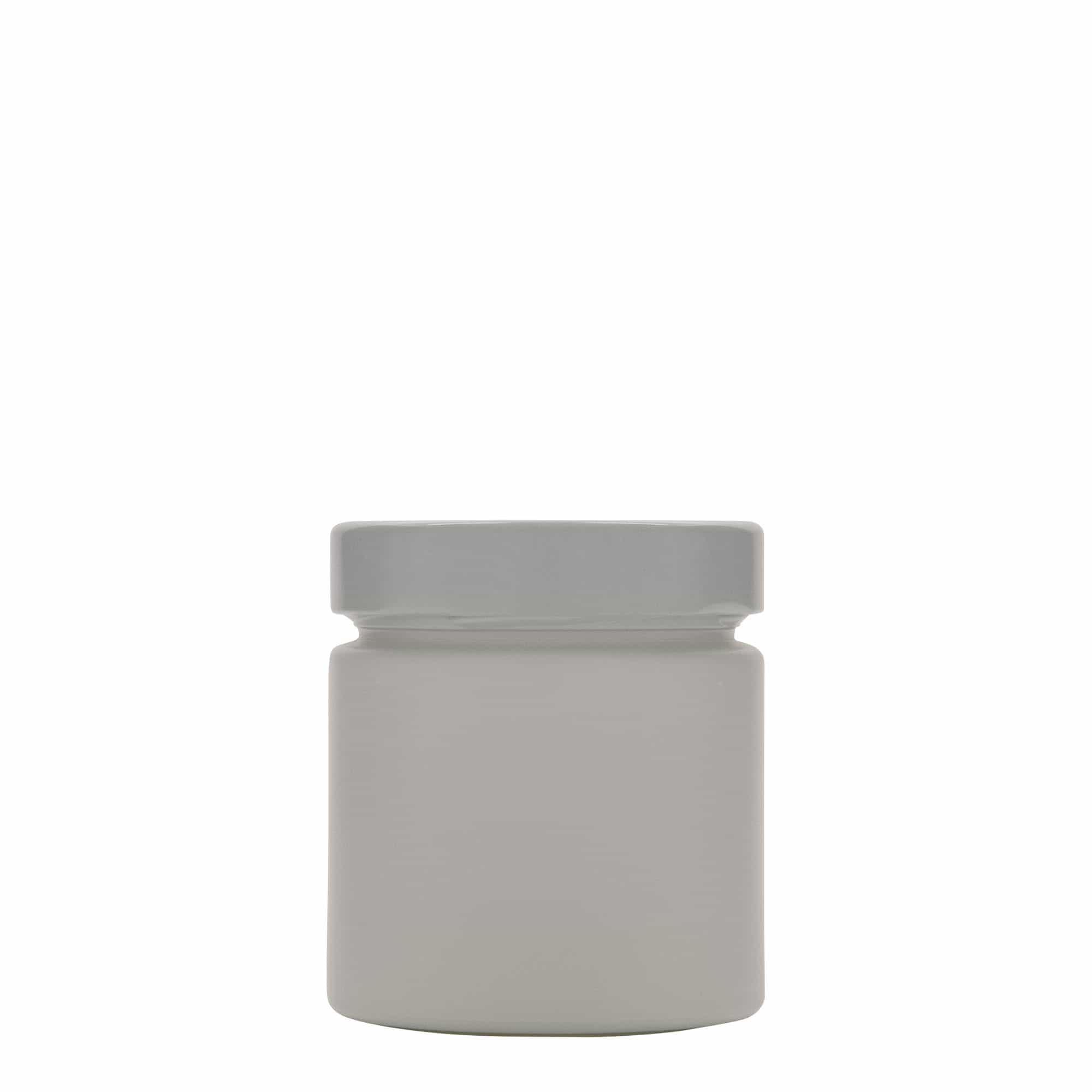220 ml kulatá sklenice 'Aurora', bílá, hrdlo: Deep-Twist-Off (DTO 66)