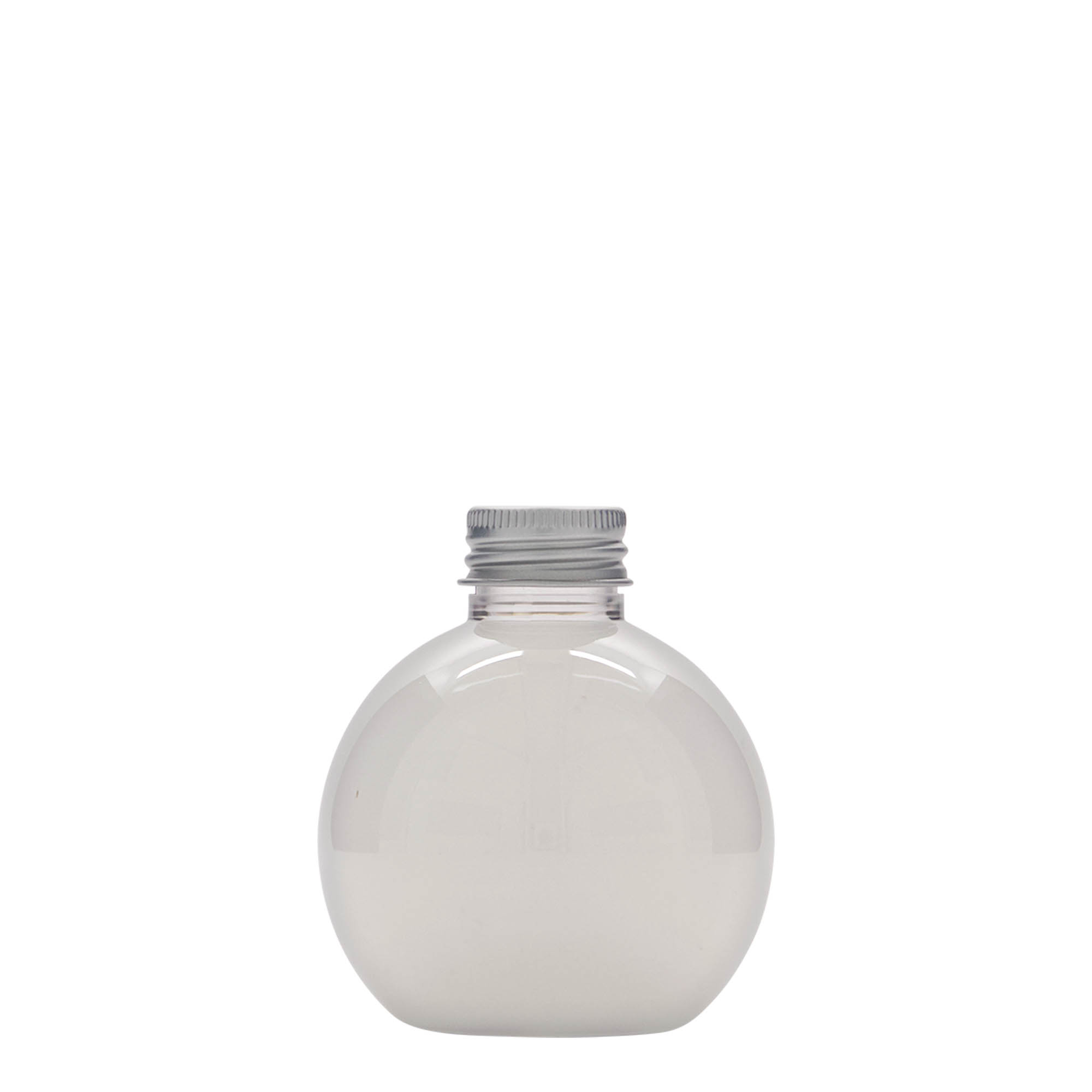 150 ml PET láhev „Perry“, kulatá, plast, hrdlo: 24/410