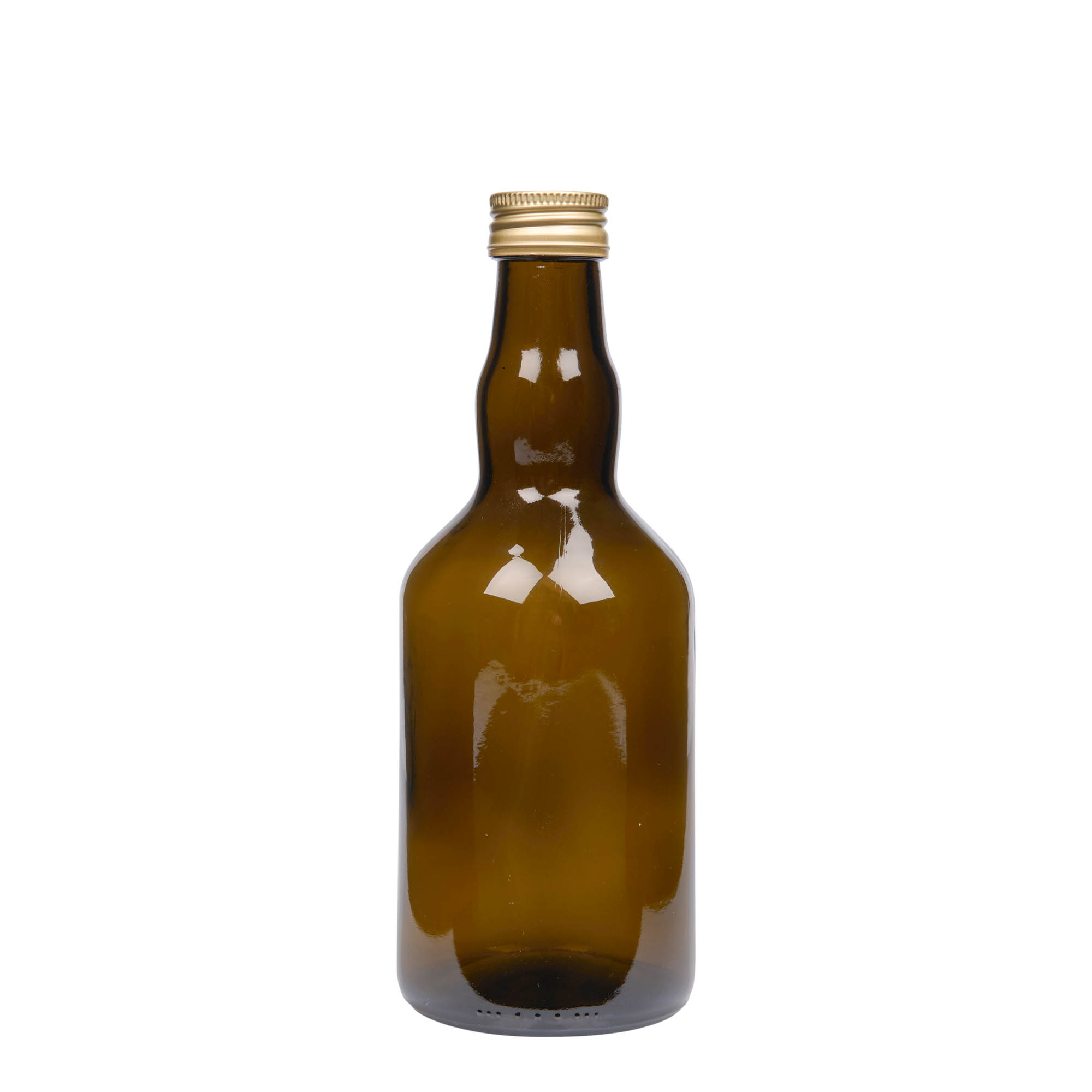 500 ml skleněná láhev 'Olona', antikzelená, hrdlo: PP 31,5