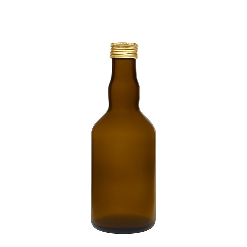 500 ml skleněná láhev 'Olona', antikzelená, hrdlo: PP 31,5