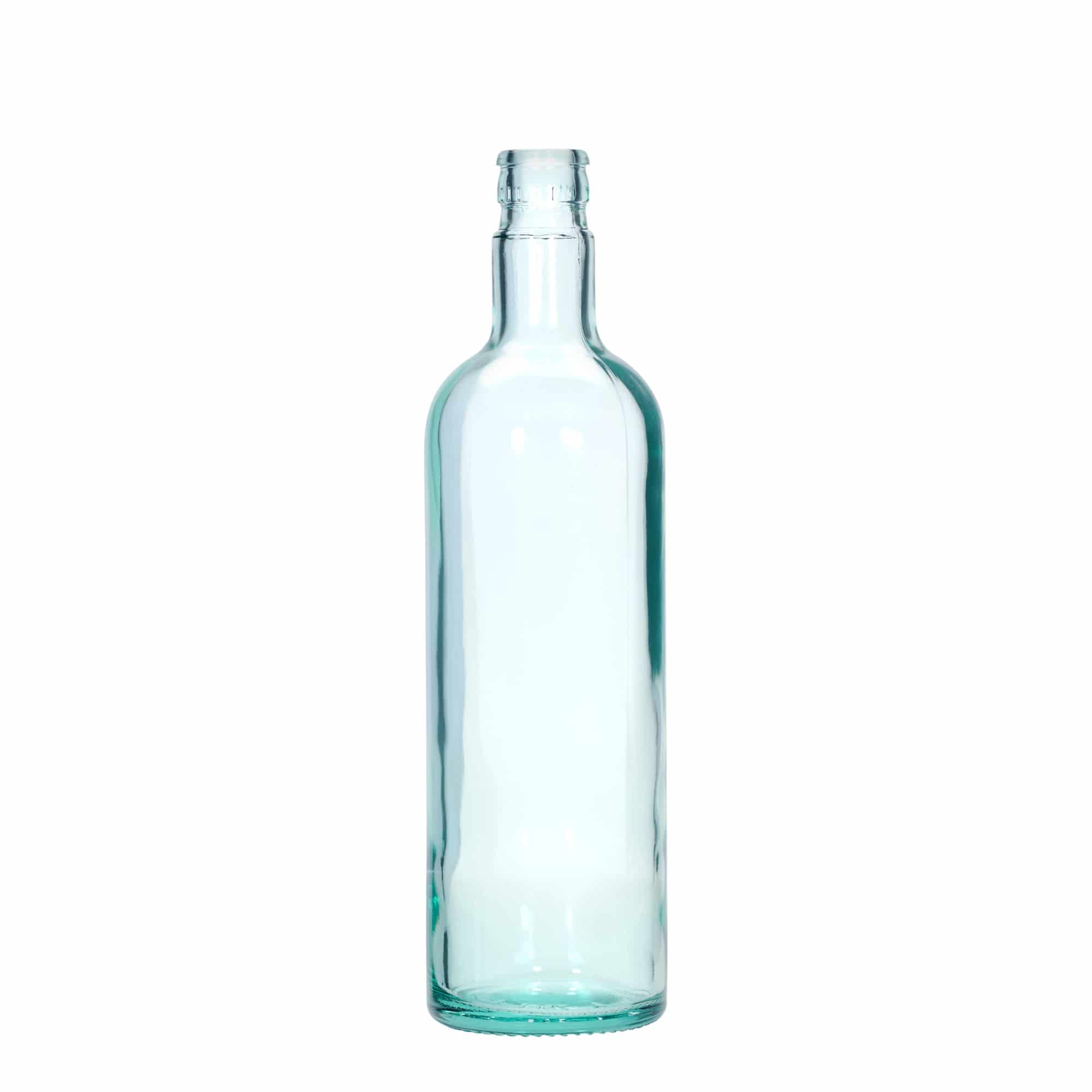 750 ml láhev na ocet/olej 'Willy New', sklo, světle zelená, hrdlo: DOP