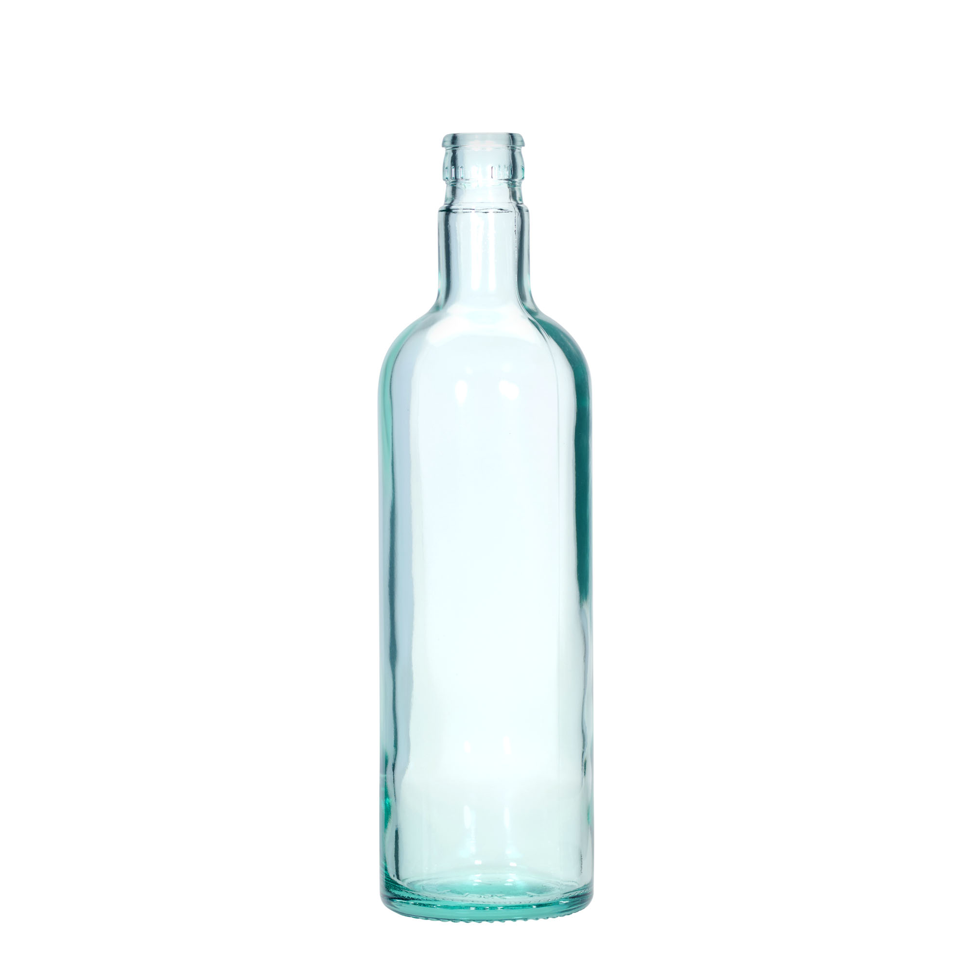750 ml láhev na ocet/olej 'Willy New', sklo, světle zelená, hrdlo: DOP 750 ml láhev na ocet/olej 'Willy New', sklo, světle zelená, hrdlo: DOP