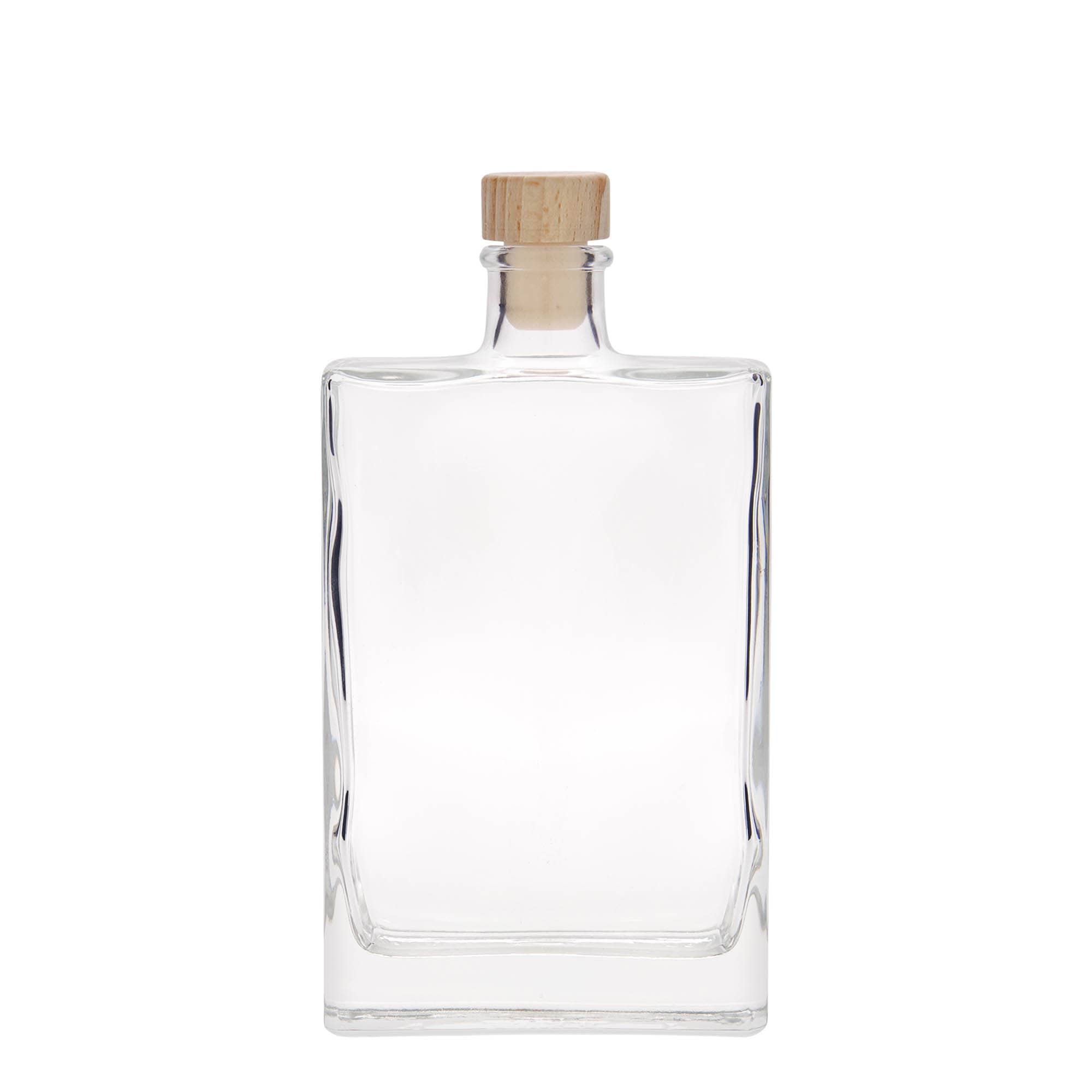 Skleněná lahev 350 ml 'Julia', hranatá, uzávěr: korek