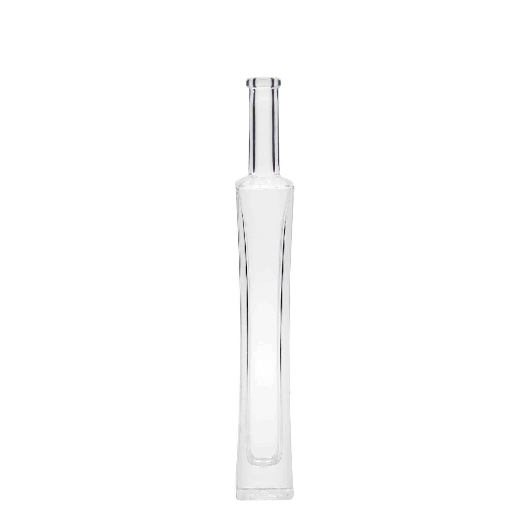 100 ml skleněná láhev „Koko“, čtvercová, hrdlo: korek