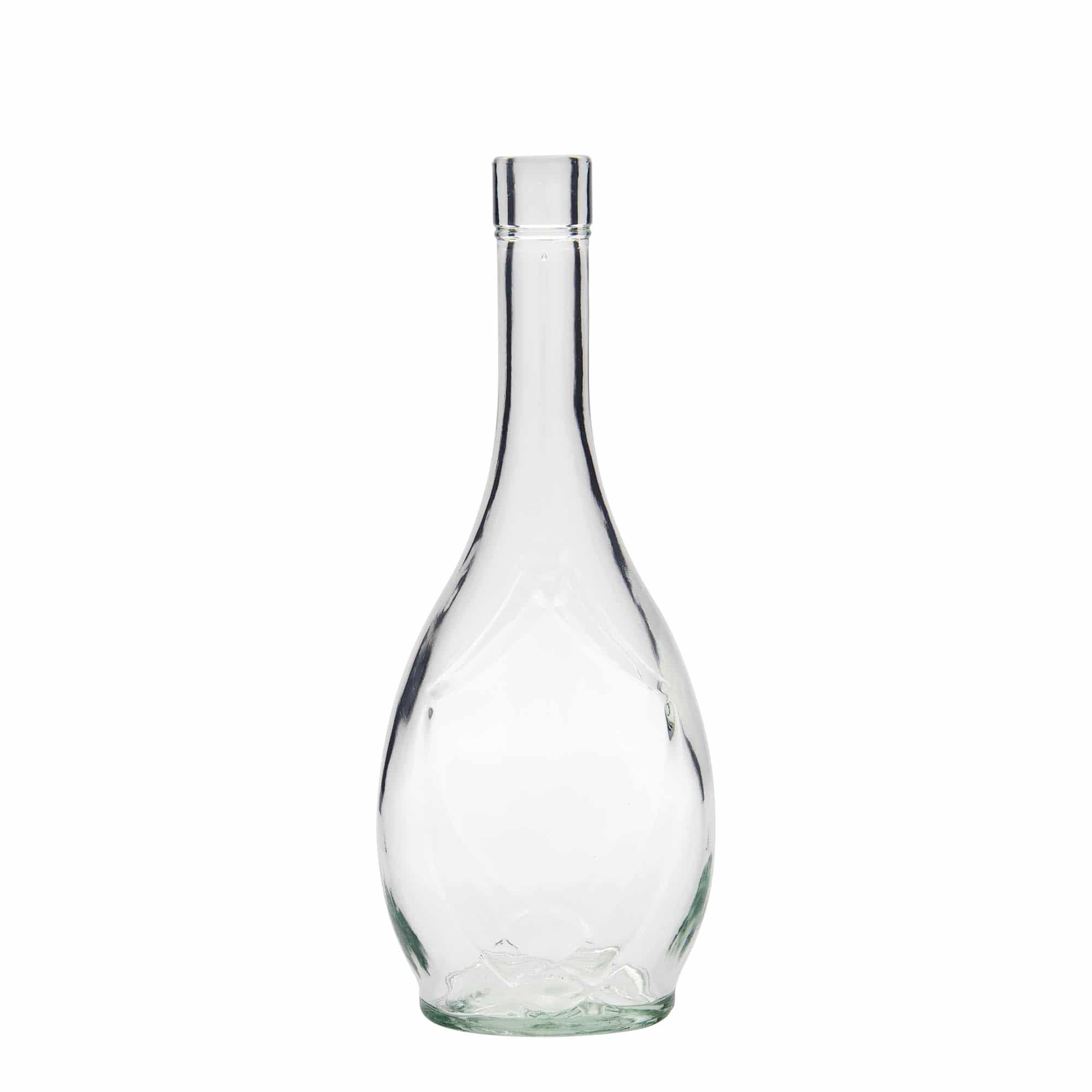 Skleněná lahev 500 ml 'Saragossa', oválná, uzávěr: korek