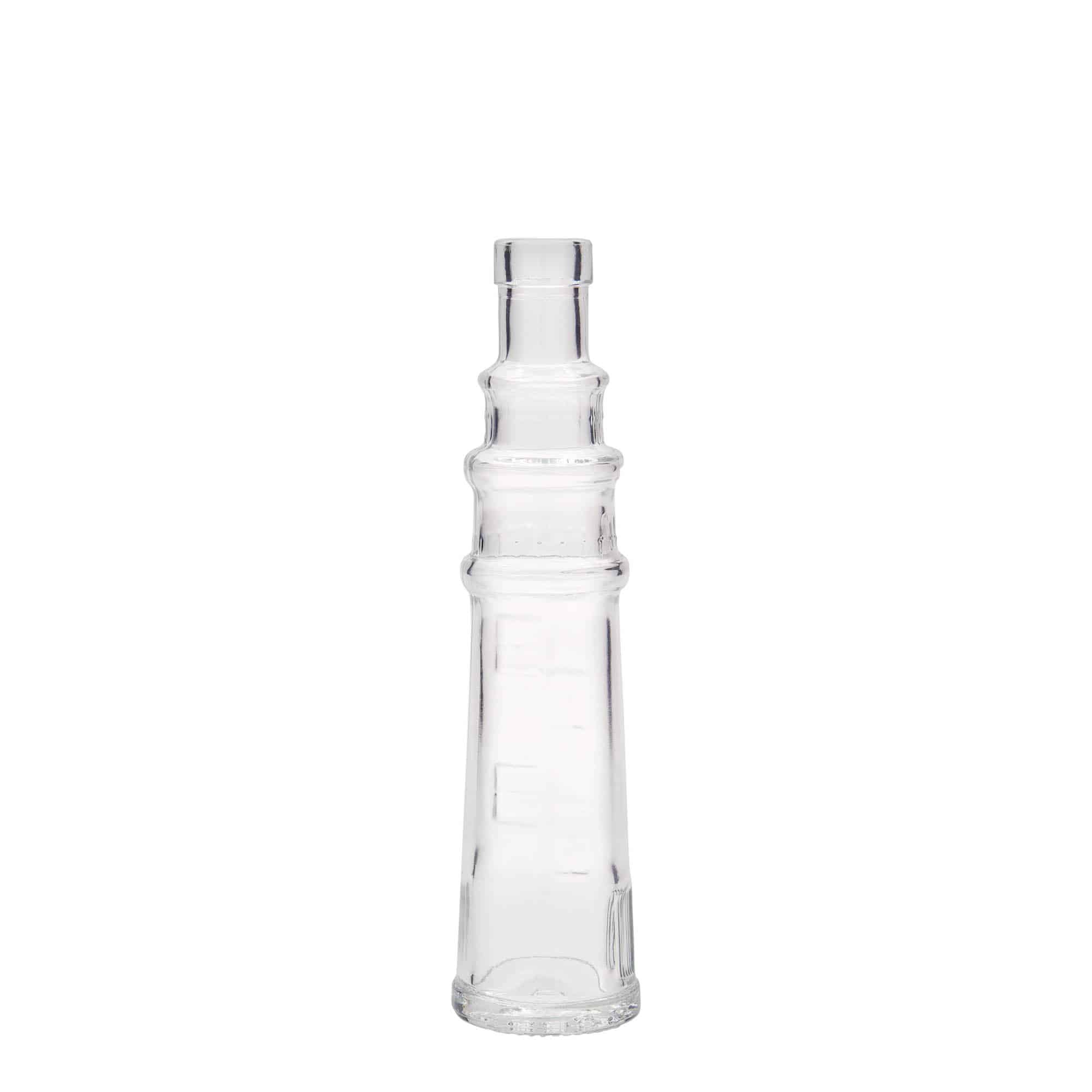 Skleněná lahev 100 ml 'Maják', uzávěr: korek