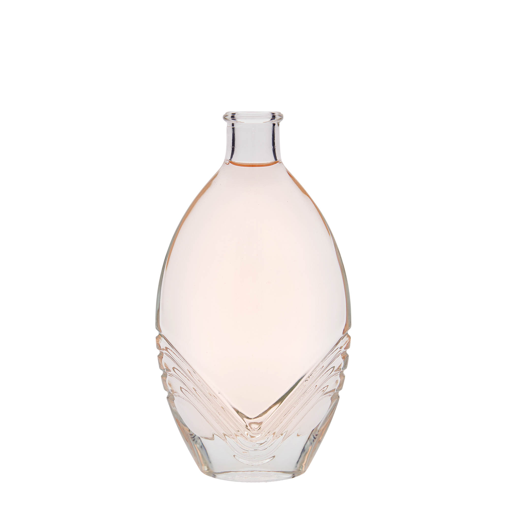 Skleněná lahev 200 ml 'Florence', oválná, uzávěr: korek