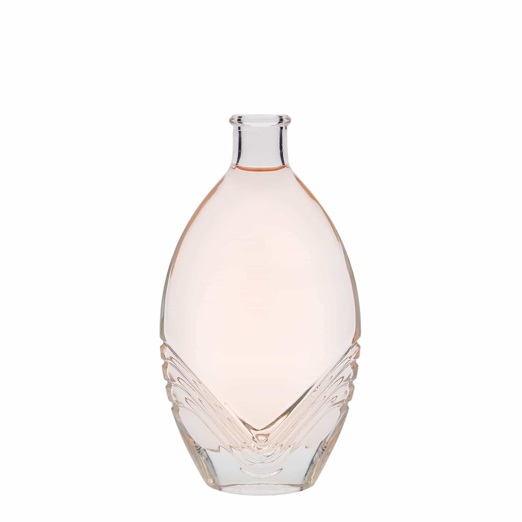 Skleněná lahev 200 ml 'Florence', oválná, uzávěr: korek