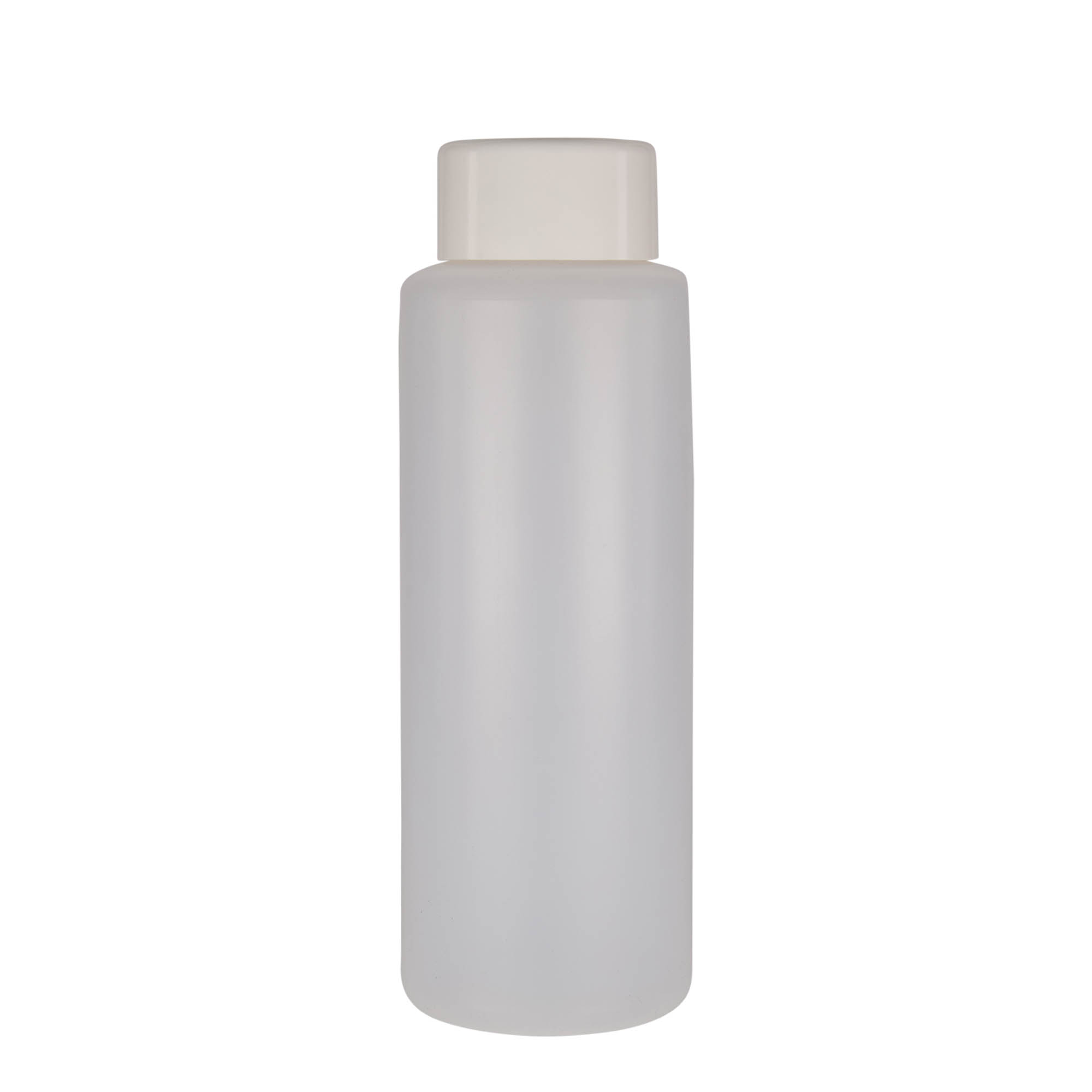 1.000 ml kulatá láhev, PE plast, přírodní, hrdlo: šroubovací uzávěr
