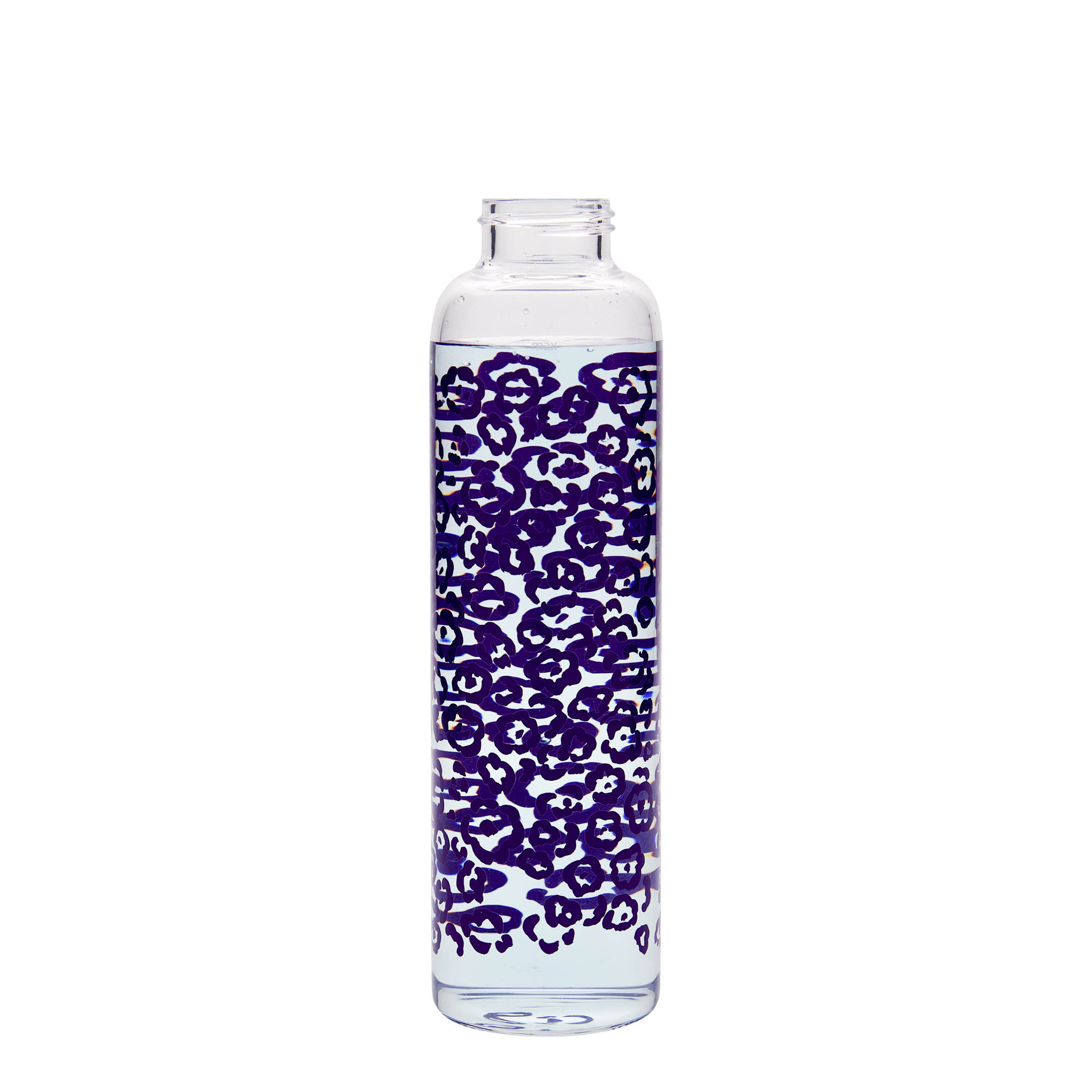 500 ml láhev na pití 'Perseus - fialové květiny', hrdlo: šroubovací uzávěr
