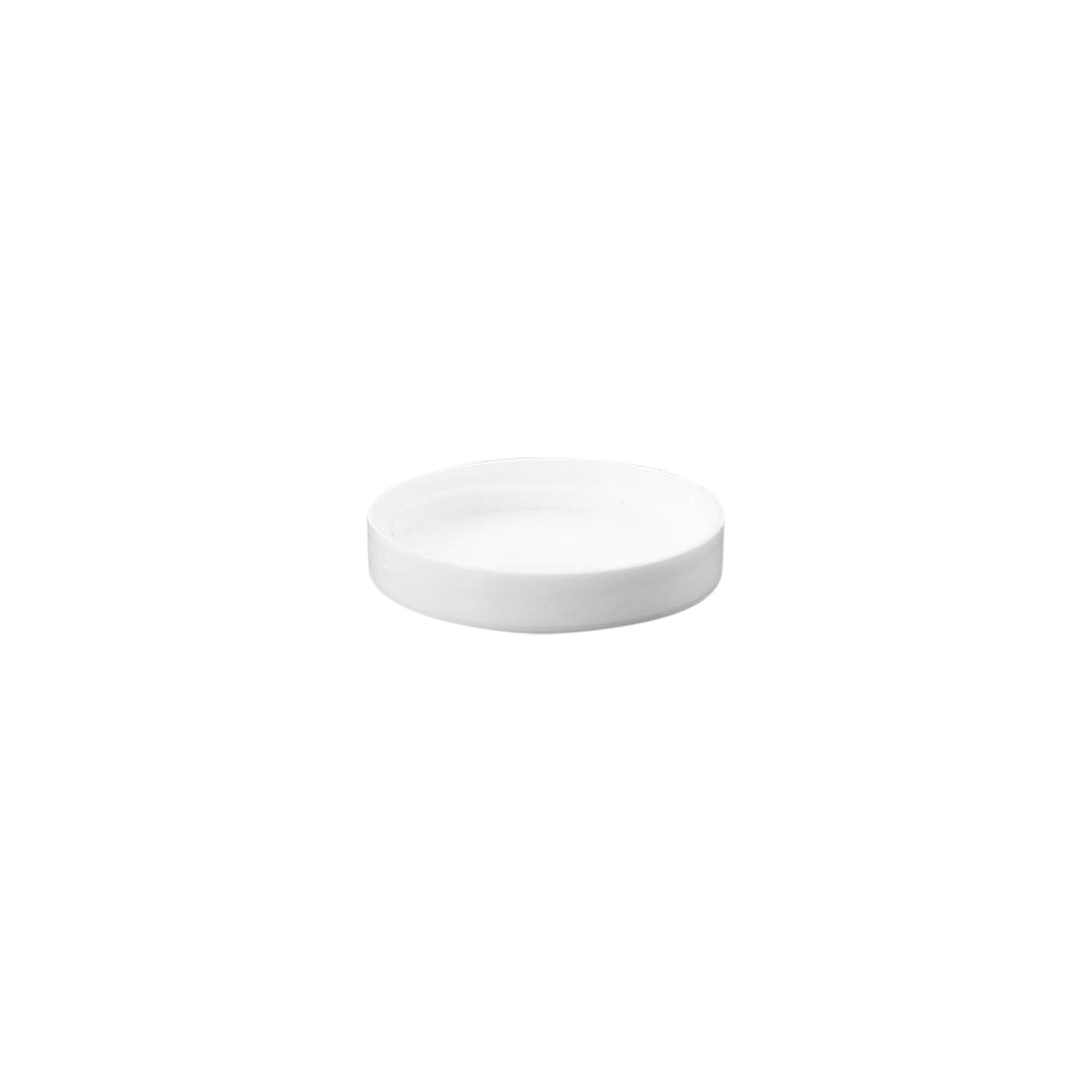 Uzávěr na šroubování „White Line“ 6ml, plast PP, bílý