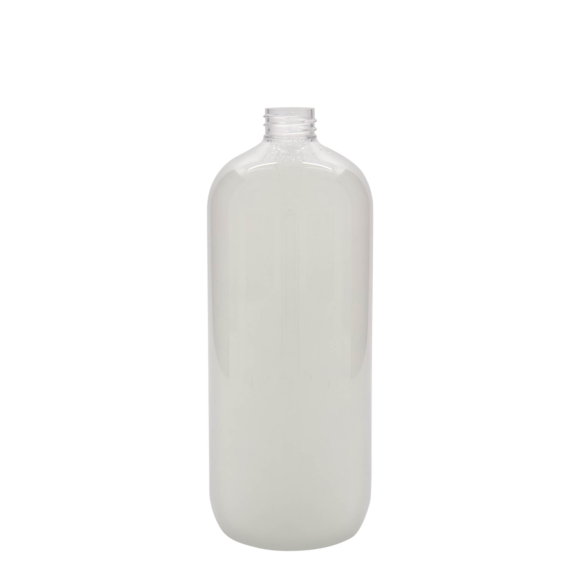1.000 ml PET láhev 'Boston', plast, hrdlo: 28/410 1.000 ml PET láhev 'Boston', plast, hrdlo: 28/410
