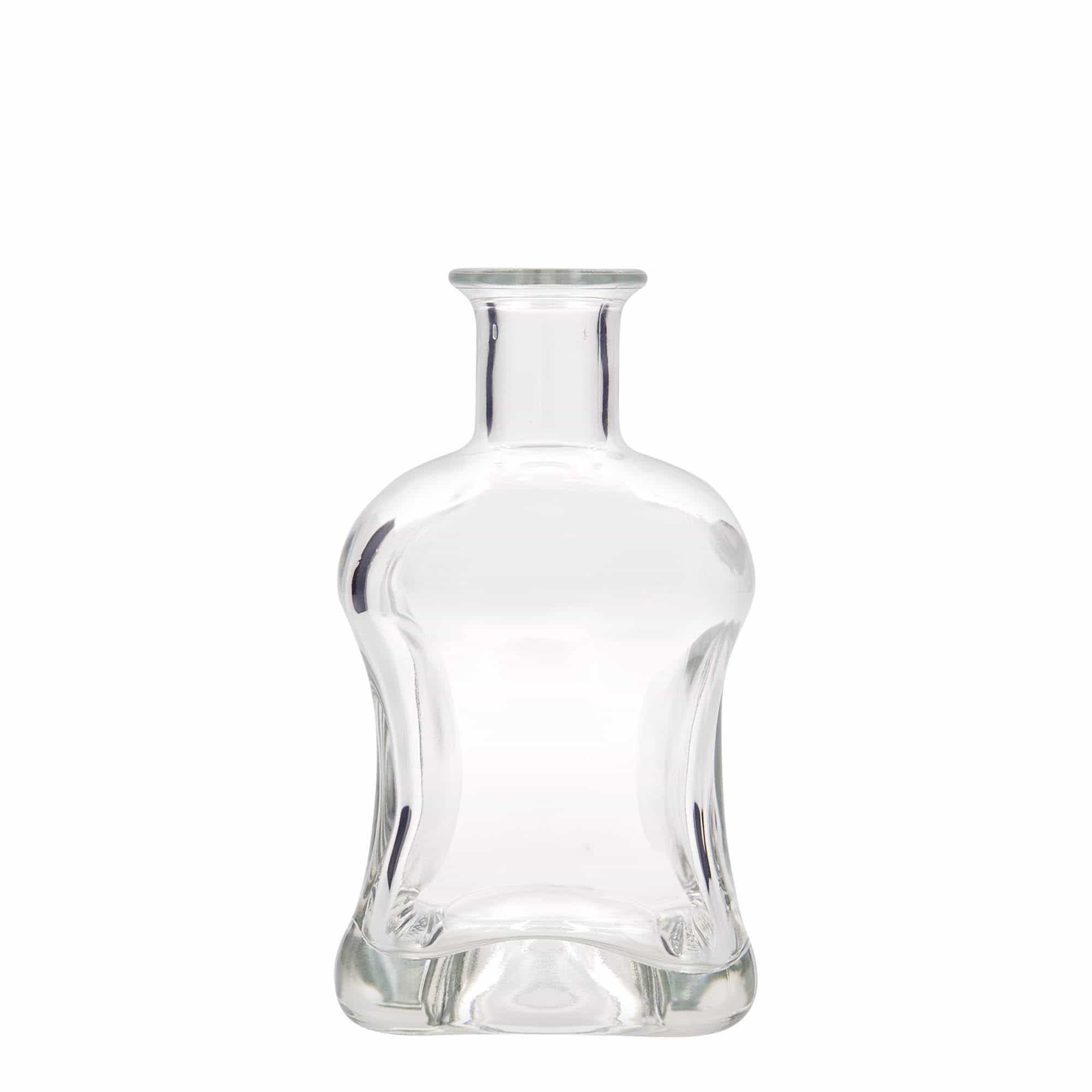 Skleněná lahev 500 ml 'Dublin', čtvercová, uzávěr: korek