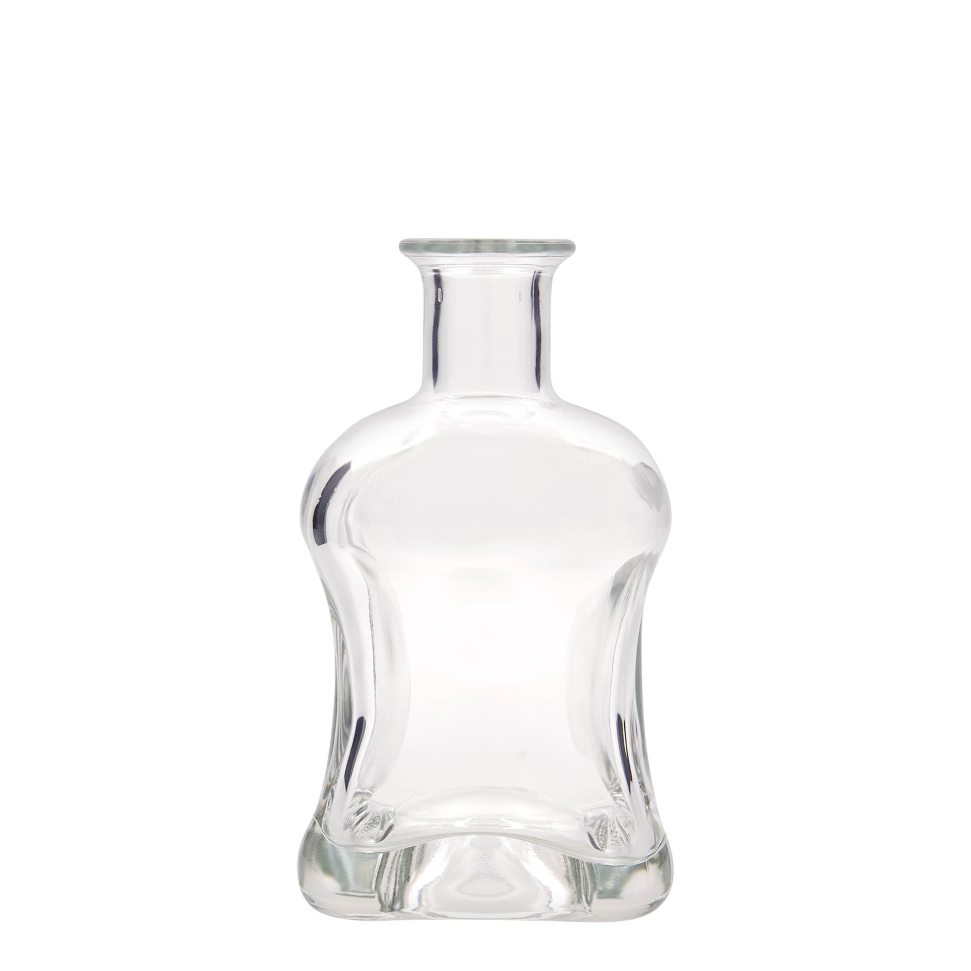 500 ml skleněná láhev 'Dublin', čtvercová, hrdlo: korek 500 ml skleněná láhev 'Dublin', čtvercová, hrdlo: korek