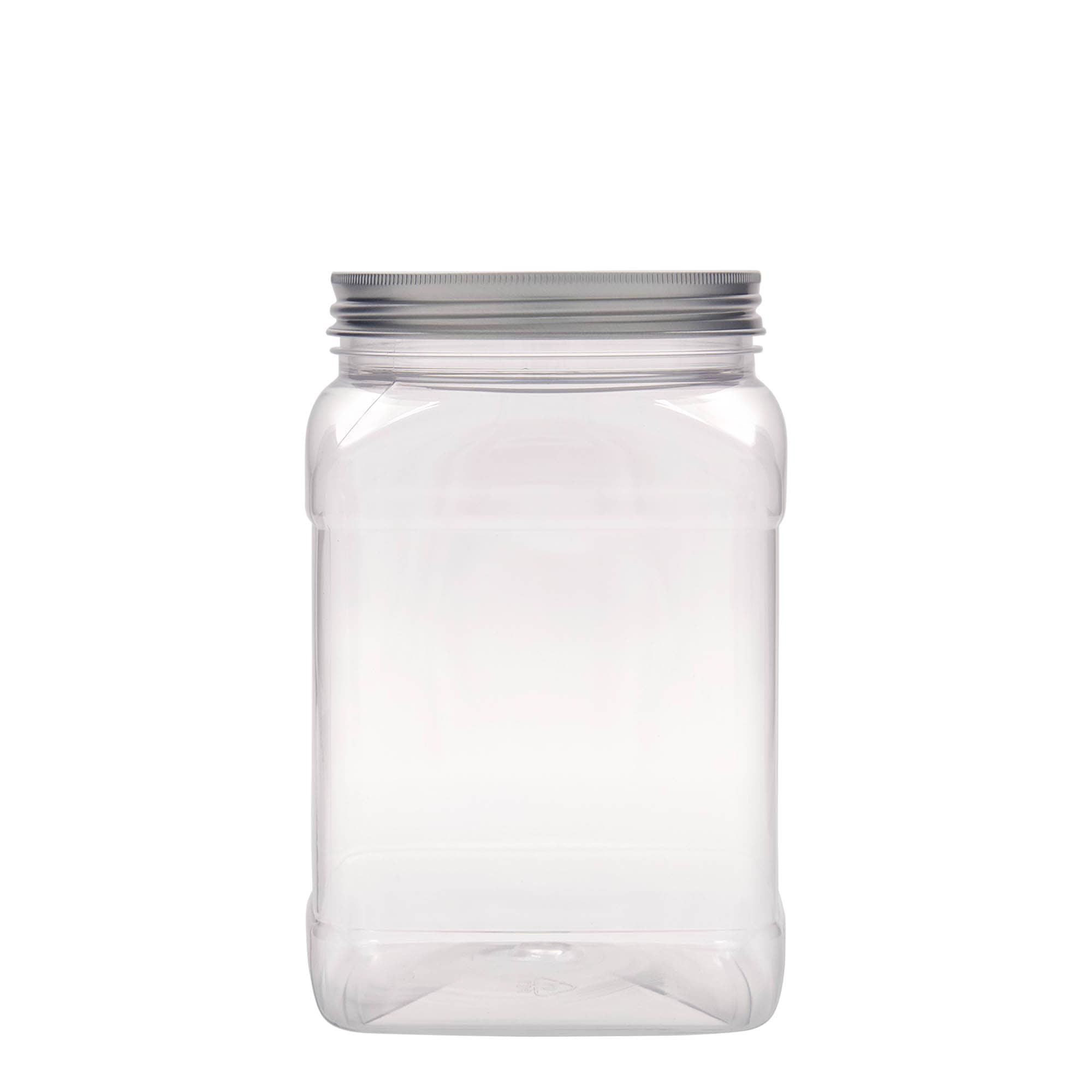 1.500 ml PET-dóza „Dana“, čtvercová, plast, hrdlo: 100/400